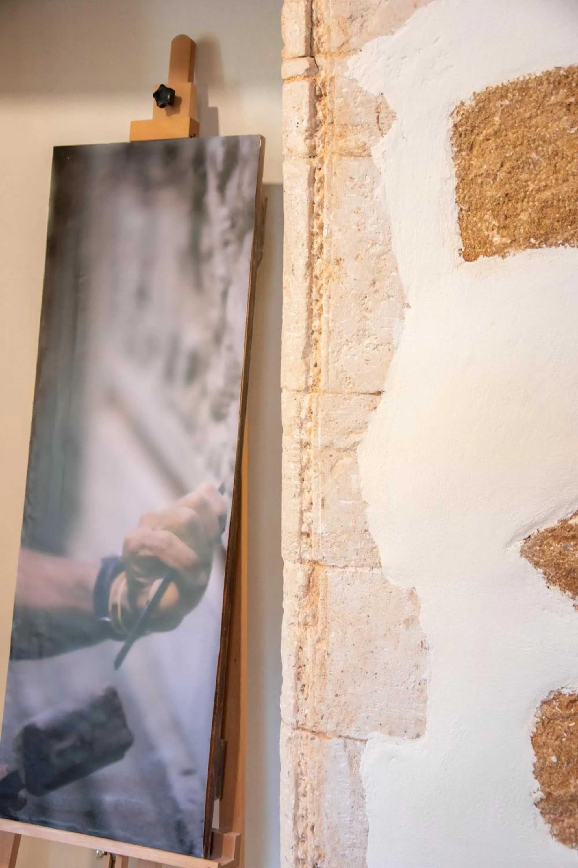 Decorative detail in San Salvatore Monastery