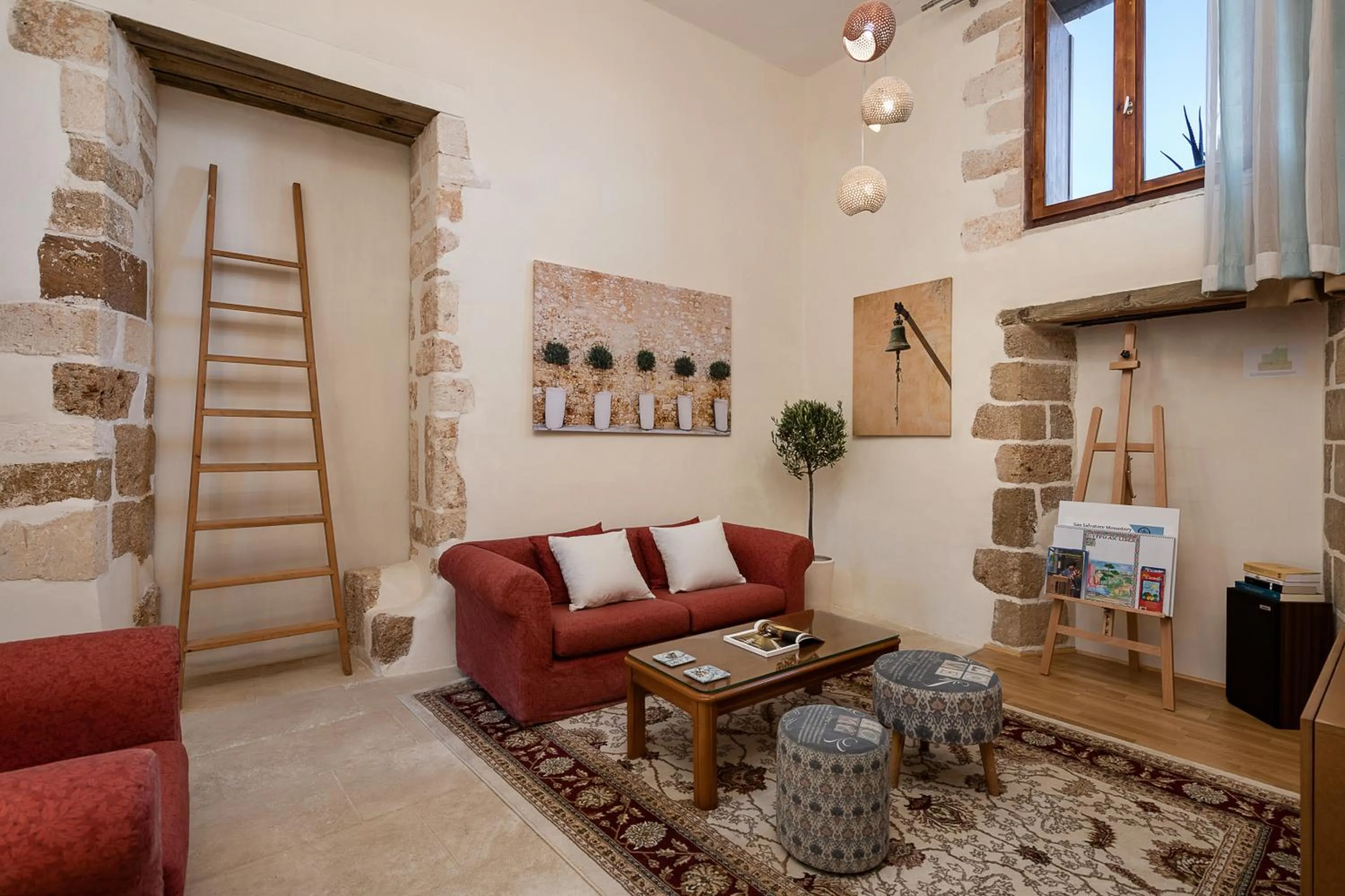 Living room in San Salvatore Monastery