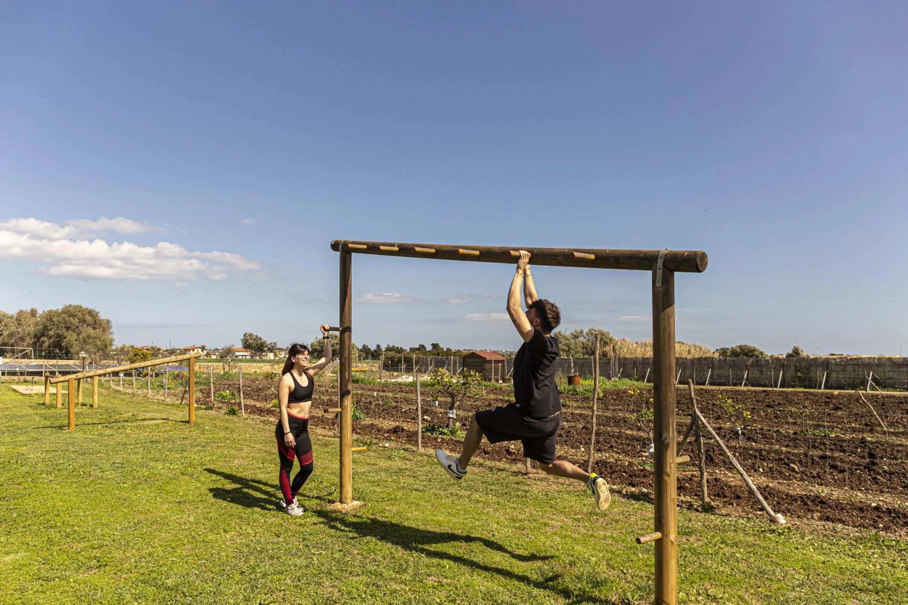 Fitness centre/facilities in Hotel Casale Milocca