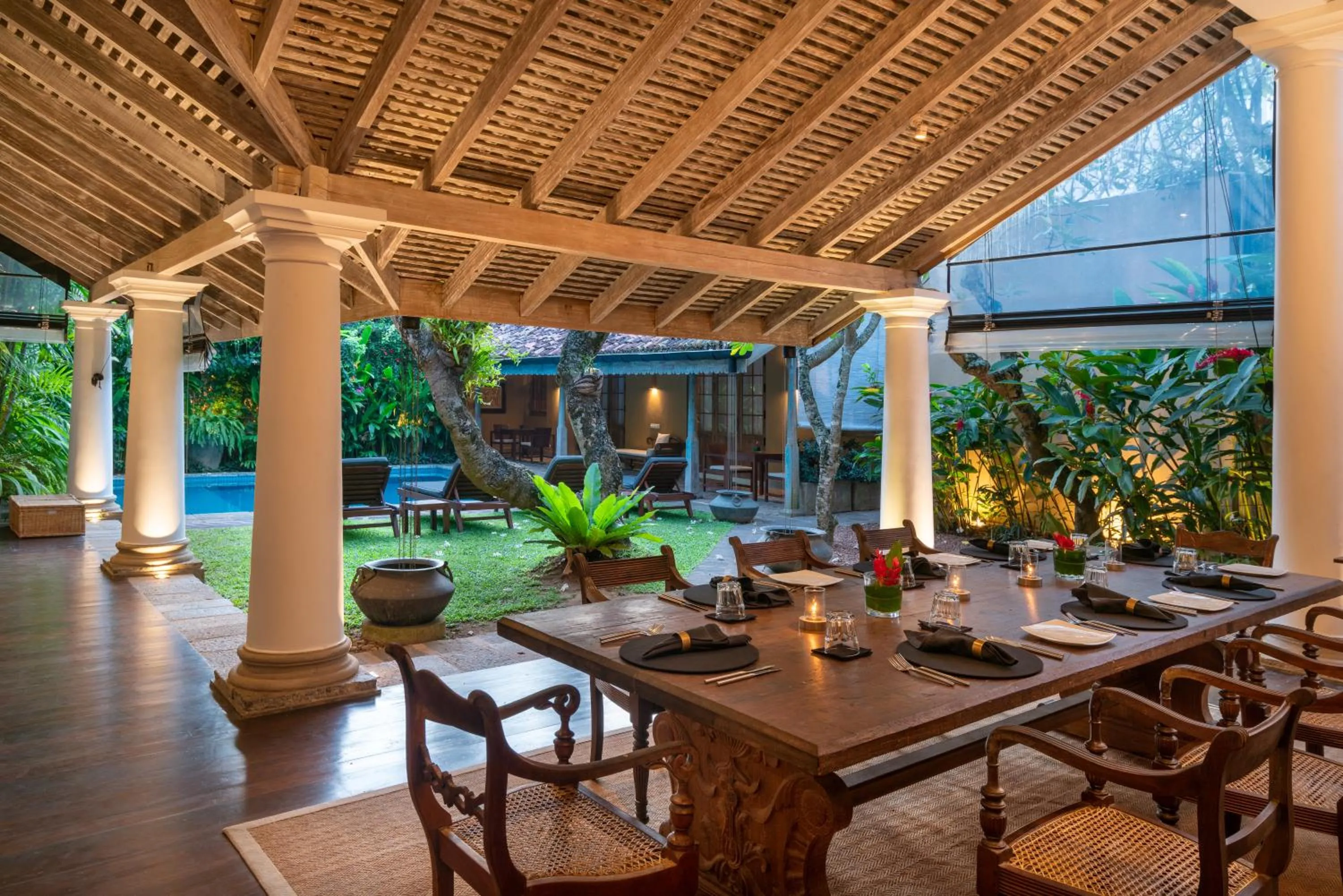 Garden in Taru Villas Rampart Street - Galle Fort