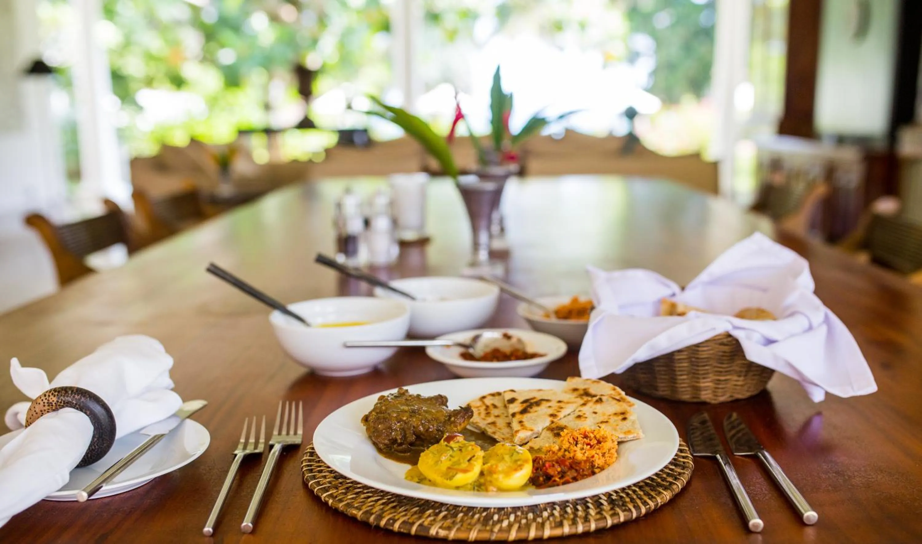 Breakfast in Taru Villas Rampart Street - Galle Fort