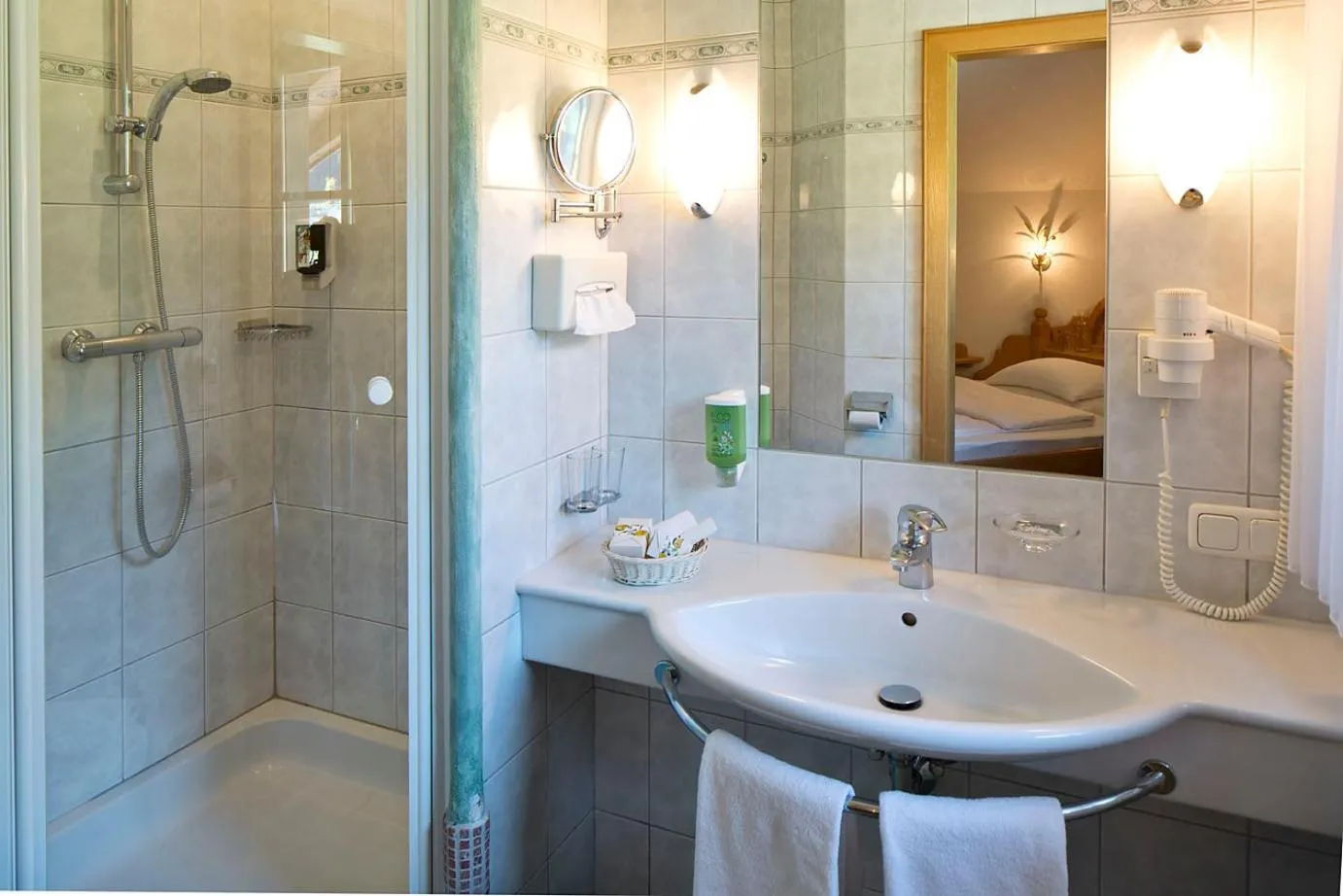 Bathroom in Hotel Auhof