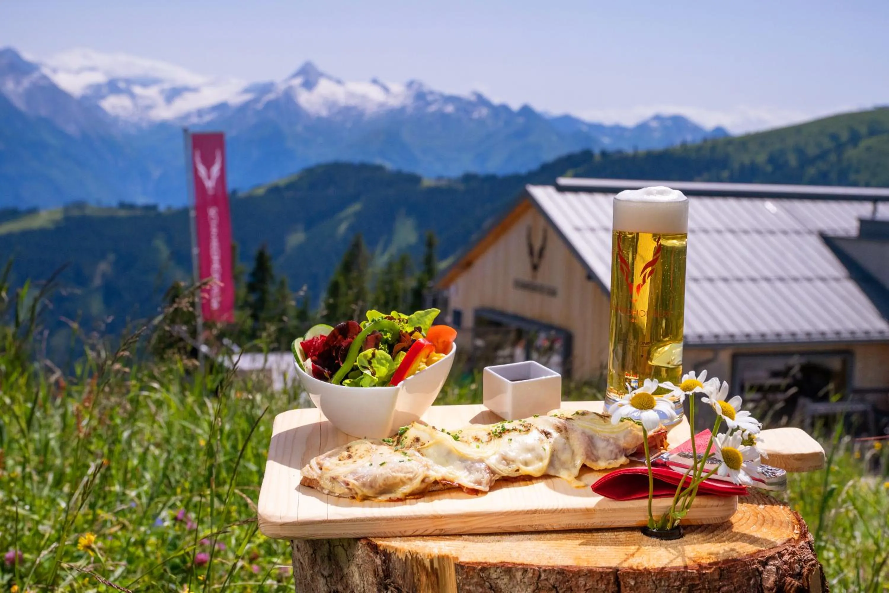 Lunch in Schmiedhof Alm