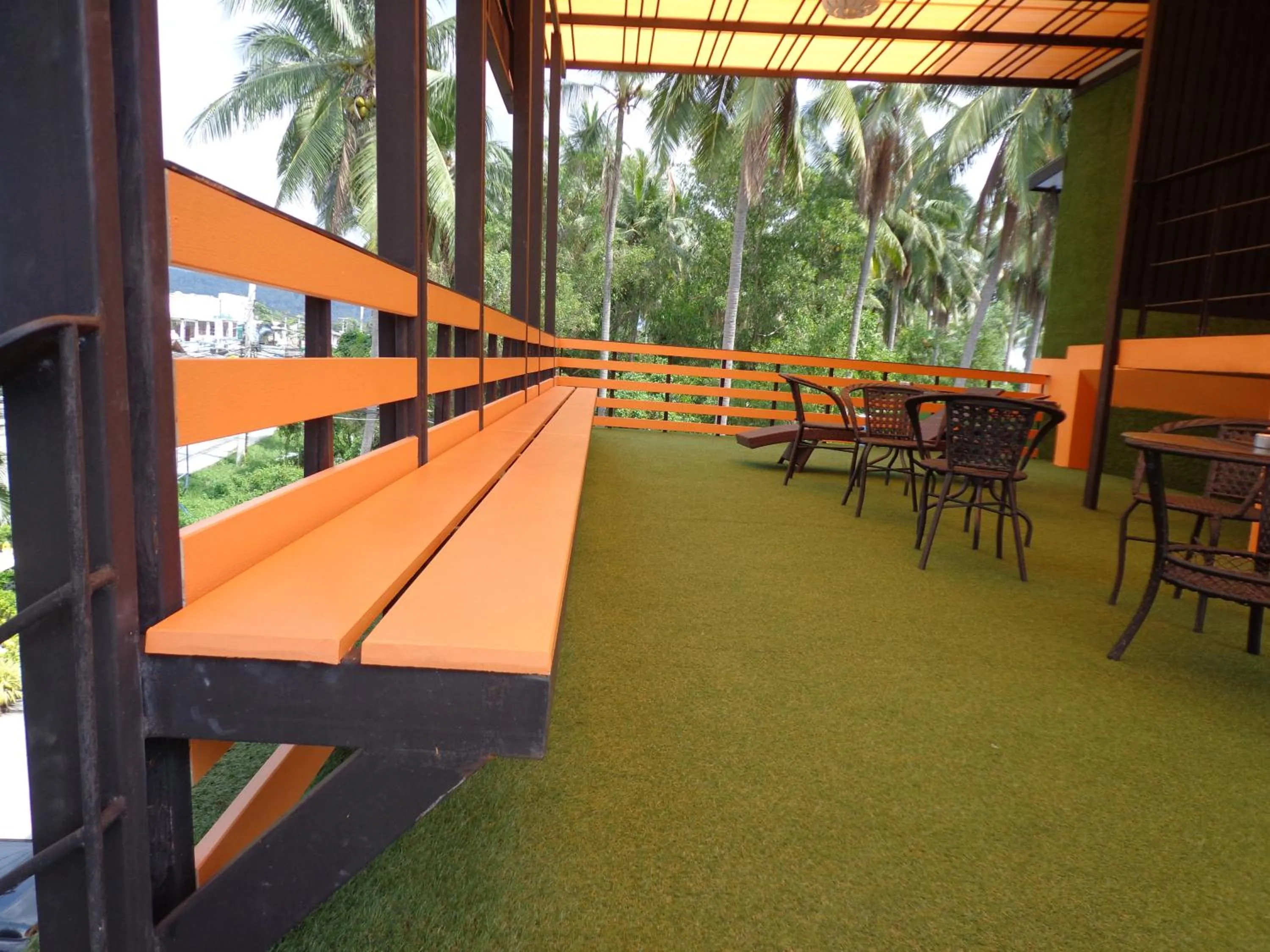 Balcony/Terrace in First and Frang Hotel - Koh Phangan