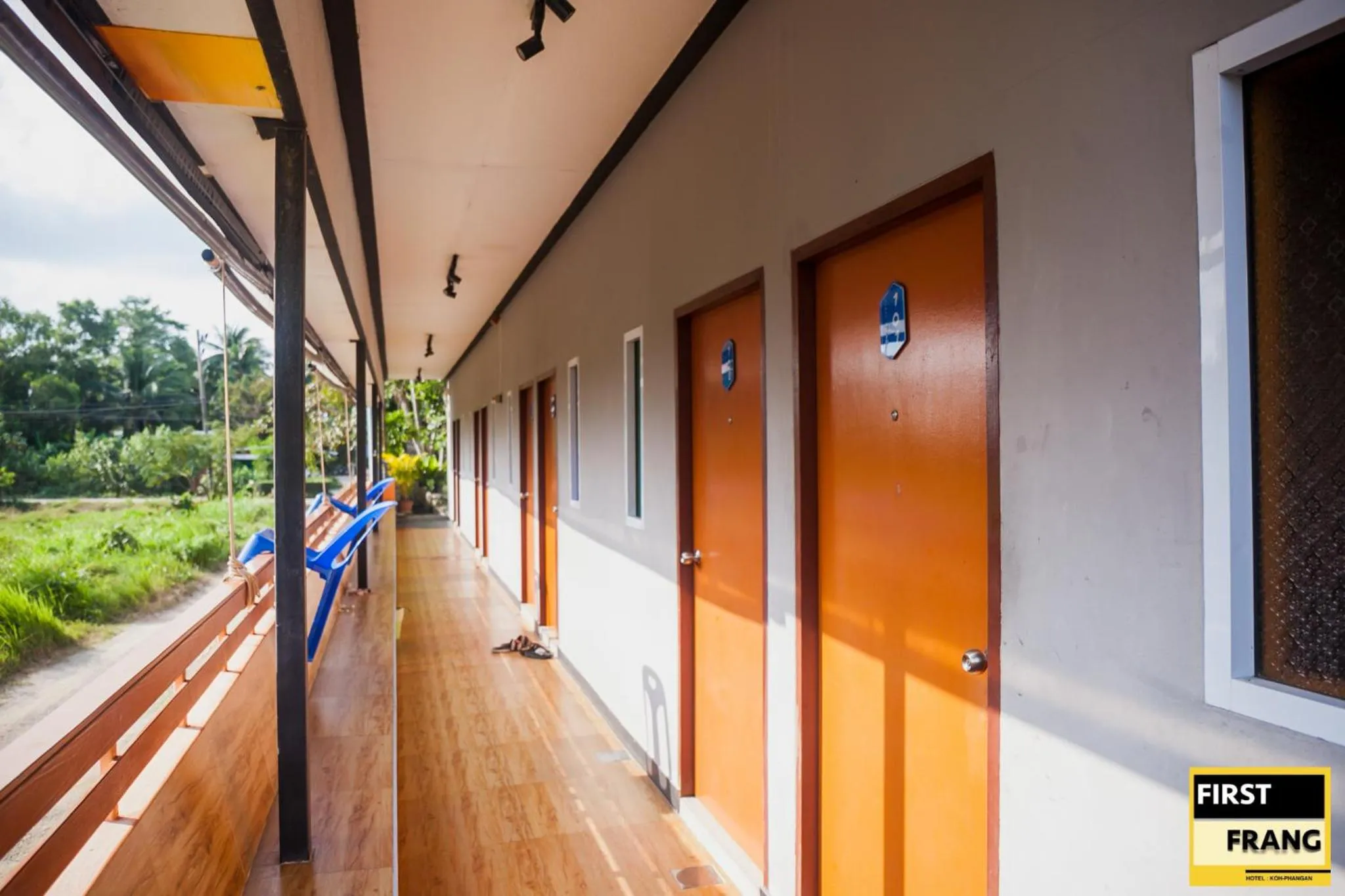 Balcony/Terrace in First and Frang Hotel - Koh Phangan