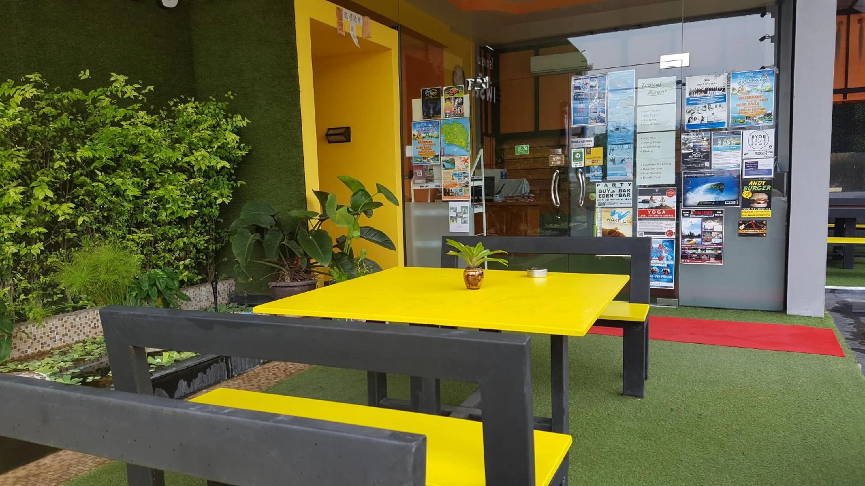 Lobby or reception in First and Frang Hotel - Koh Phangan