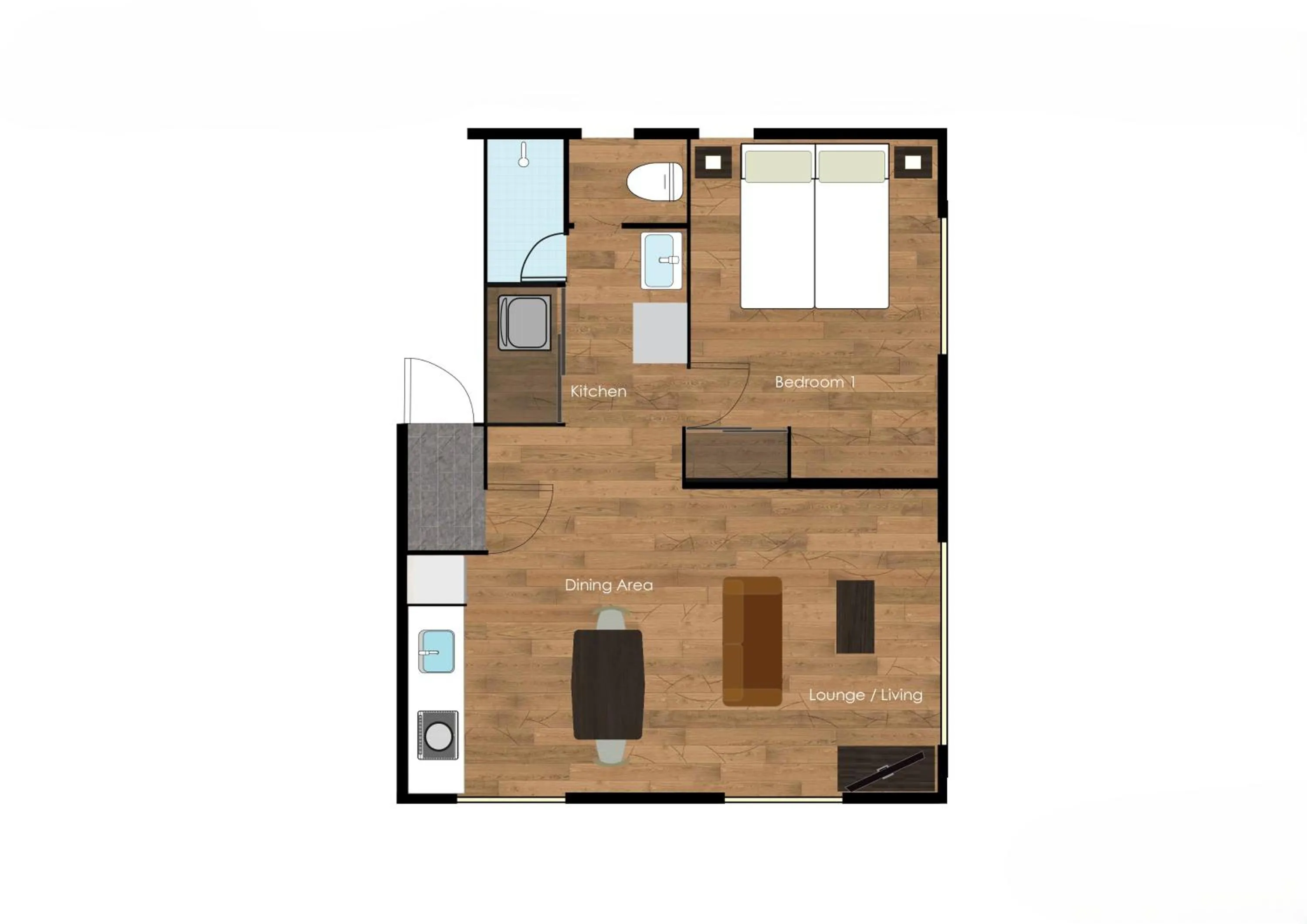 Floor plan in SnowDog Village