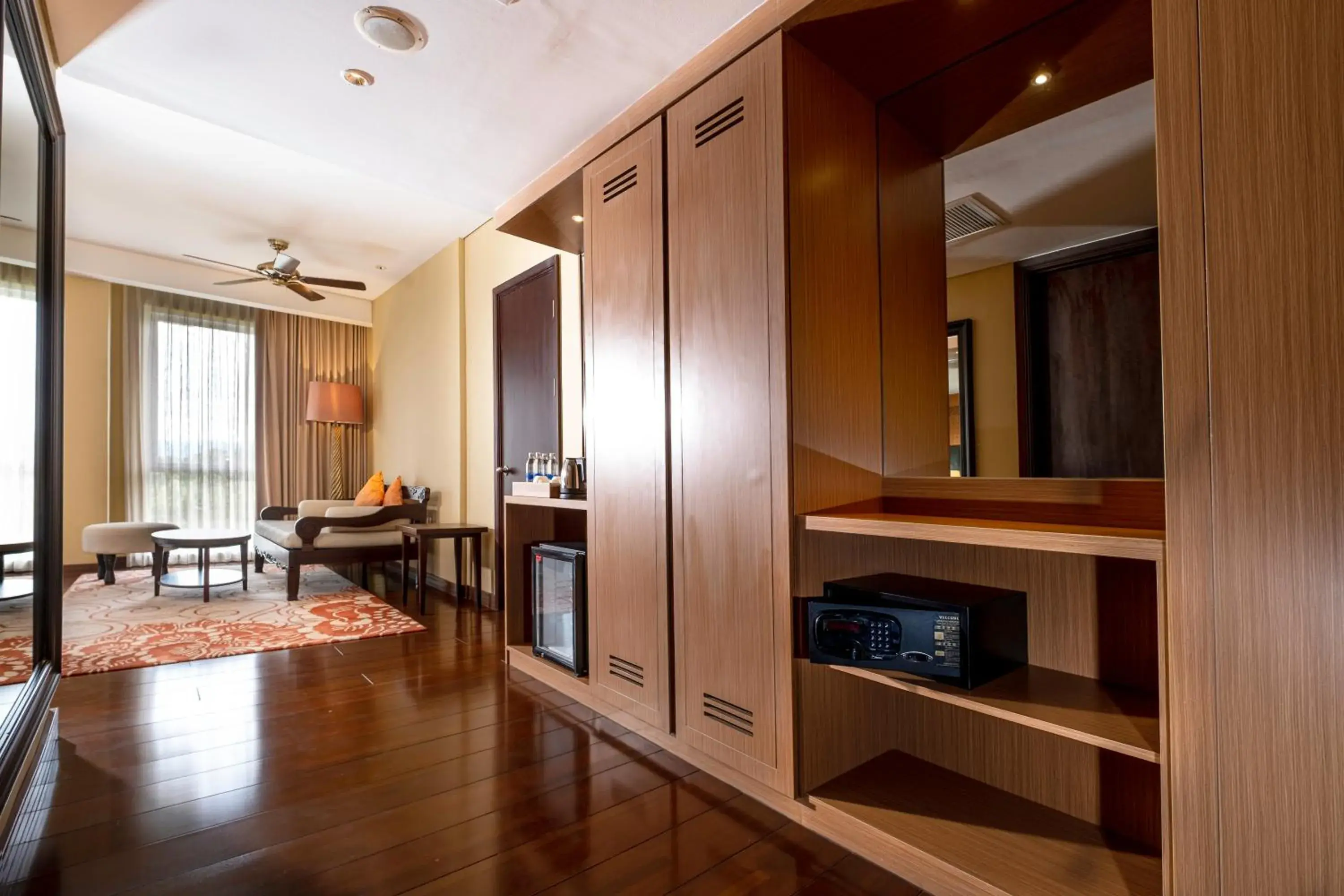 One Bedroom Suite, 1 Twin Bed, , Mountain View includes FREE daily buffet breakfast, FREE guided morning trekking with our recreation attendant, FREE 1-time mini bar per stay, FREE daily refresh Nespresso coffee and tea facility and 24-hour gym access. in Homm Saranam Baturiti One Bedroom Suite, 1 Twin Bed, , Mountain View includes FREE daily buffet breakfast, FREE guided morning trekking with our recreation attendant, FREE 1-time mini bar per stay, FREE daily refresh Nespresso coffee and tea facility and 24-hour gym access. in Homm Saranam Baturiti