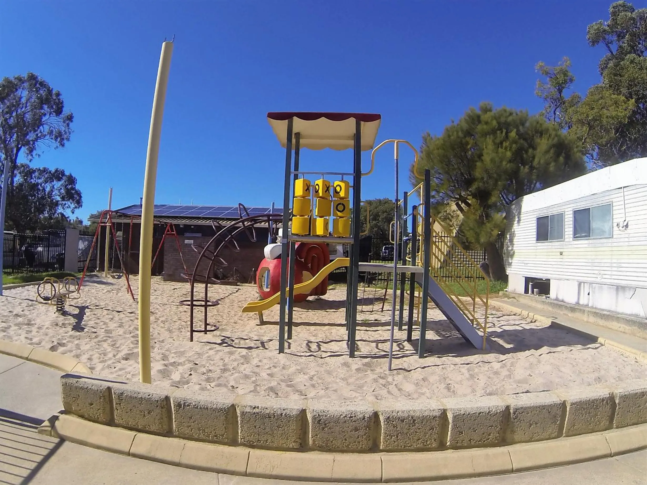 Children play ground in Twin Waters Caravan Park