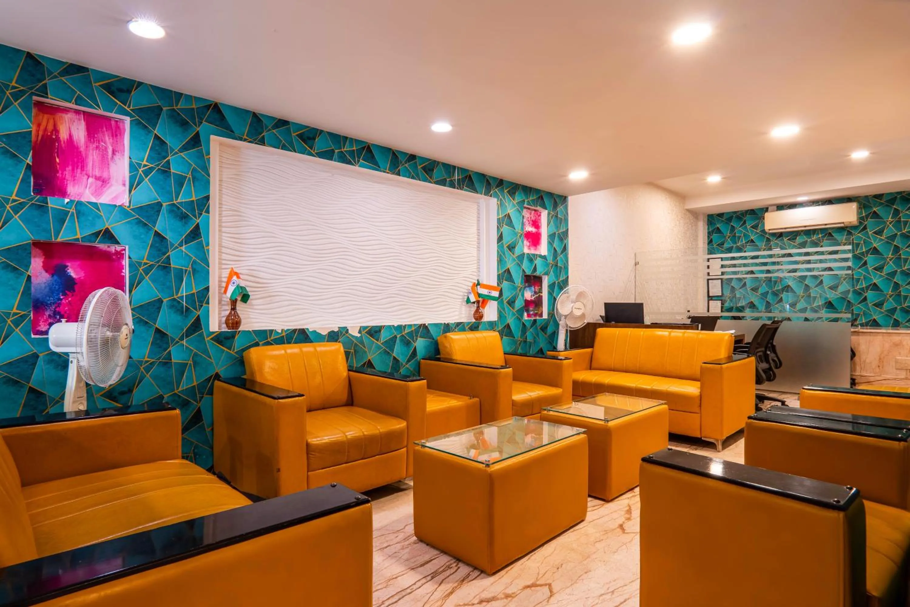 Seating area in Le Roi Jammu - Near Jammu Railway Station