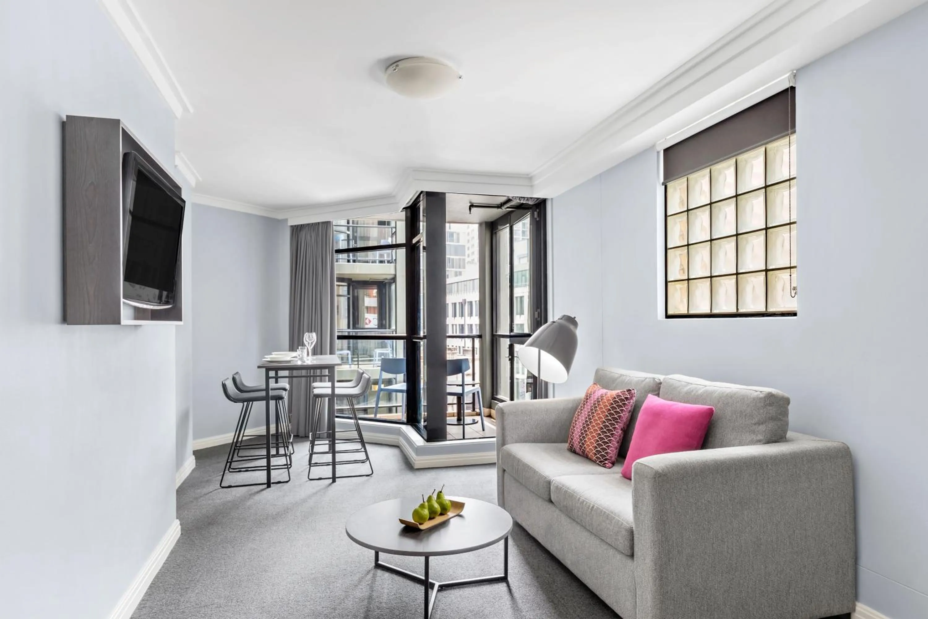 Living room in Mantra Sydney Central