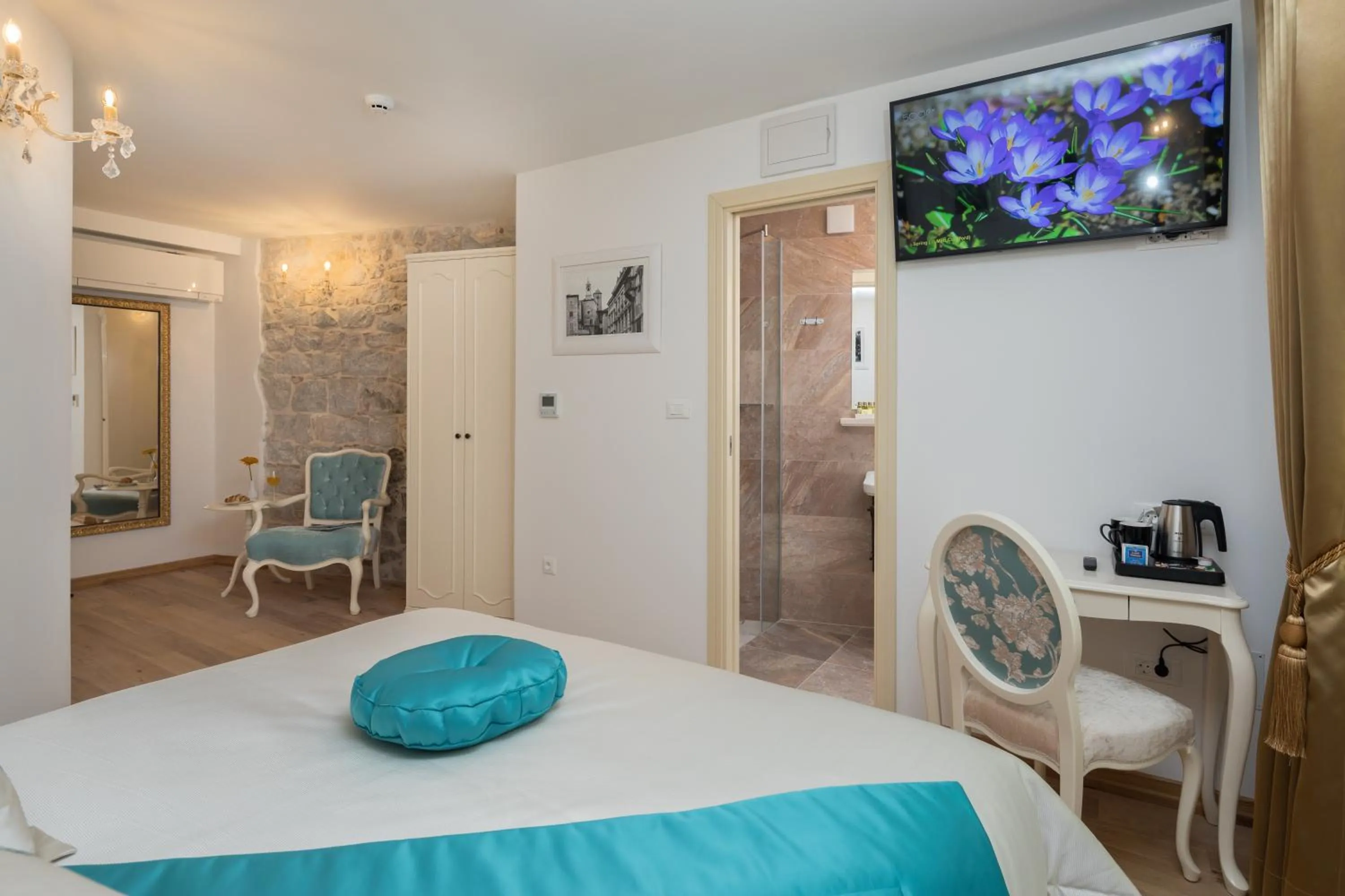 Bed in Priska Heritage Rooms