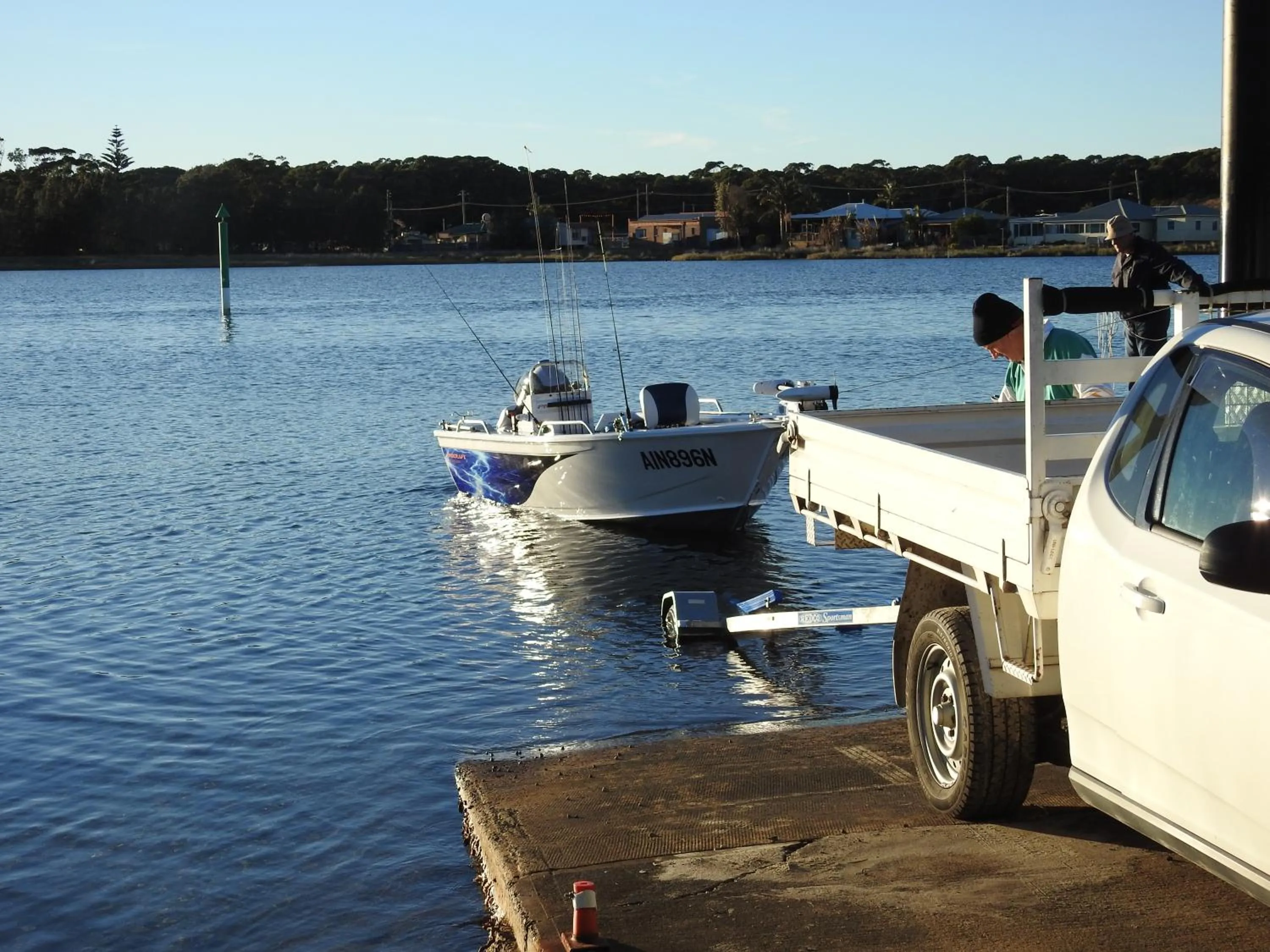 Fishing in Lake Edge Apartments