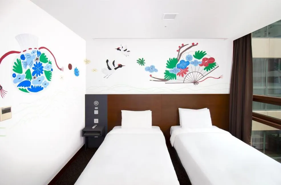 Bed in Hotel Skypark Kingstown Dongdaemun