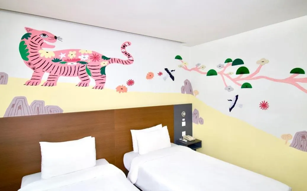 Bed in Hotel Skypark Kingstown Dongdaemun