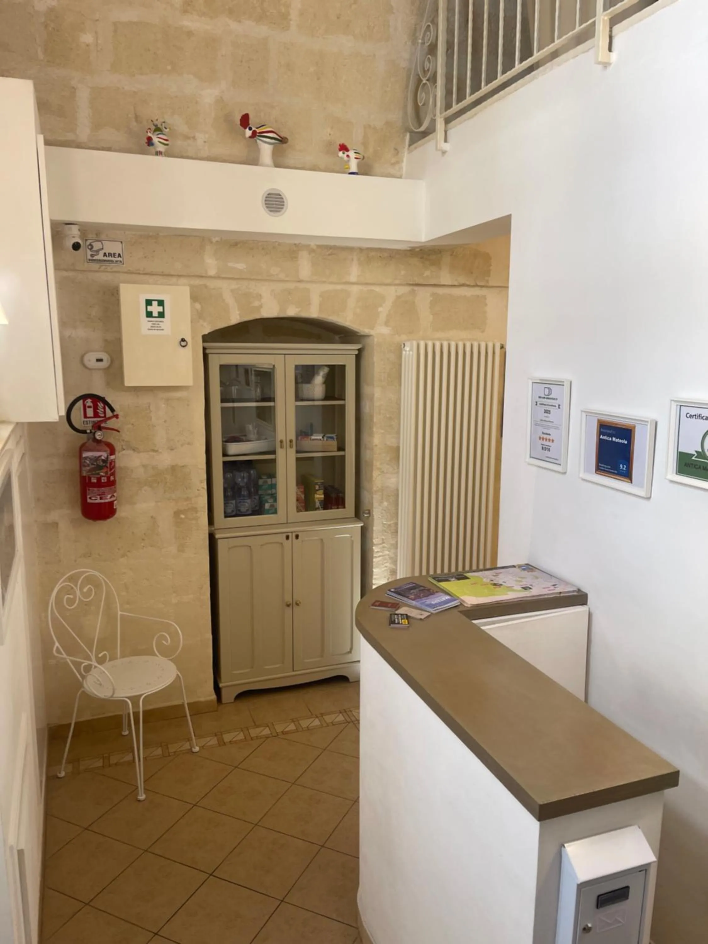 Lobby or reception in Antica Mateola