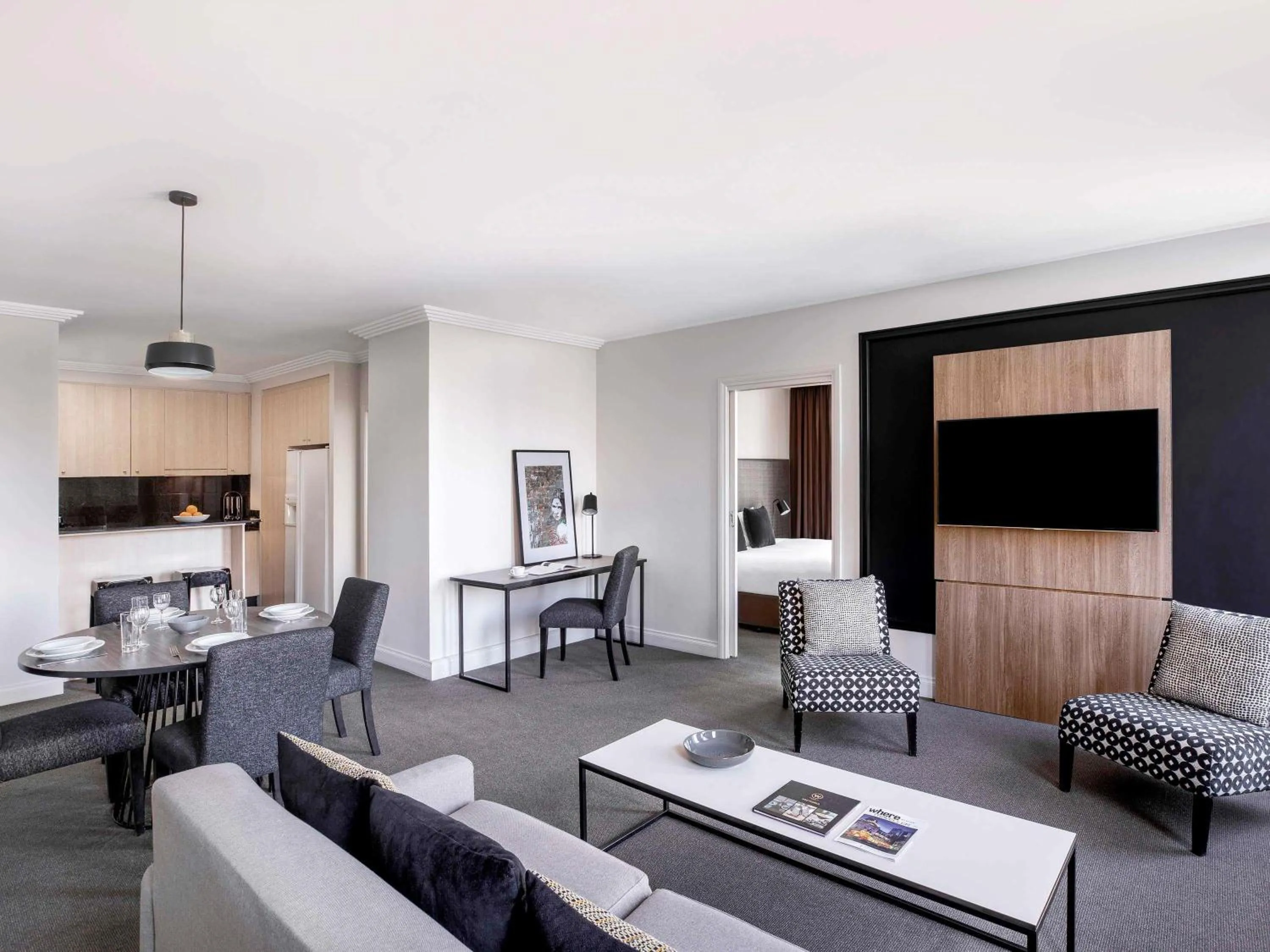 Bedroom in Mantra on Little Bourke Melbourne