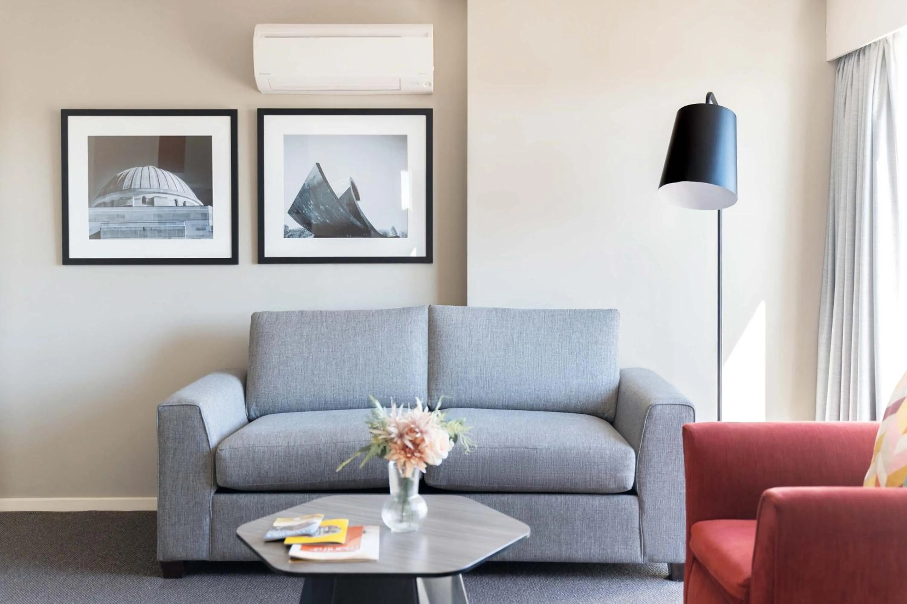 Living room in Mantra on Northbourne