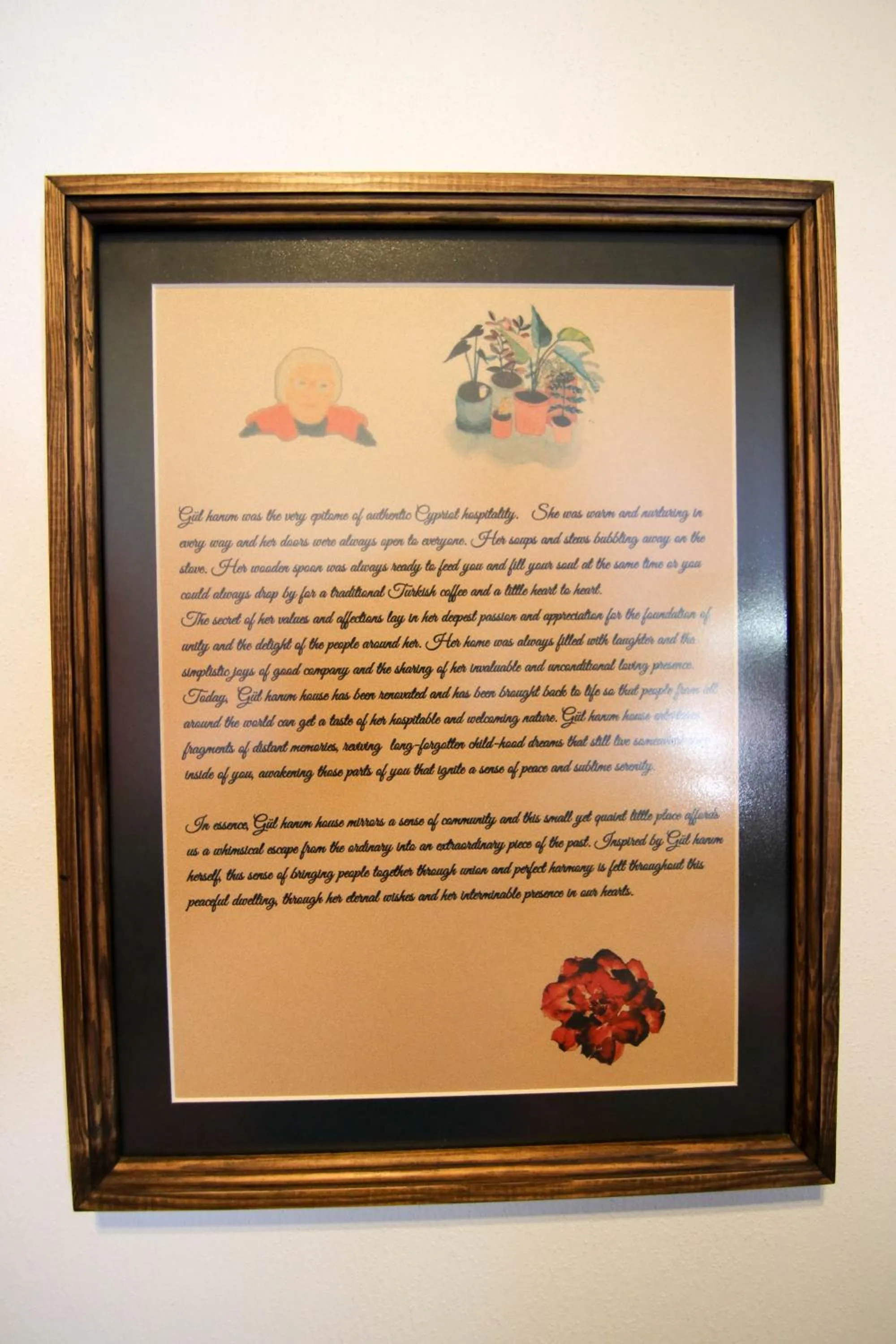 Decorative detail in Gul Hanim House Boutique Hotel