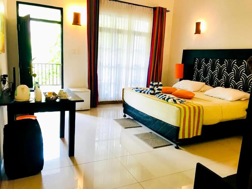 Photo of the whole room, Bed in Flower Garden Eco Village