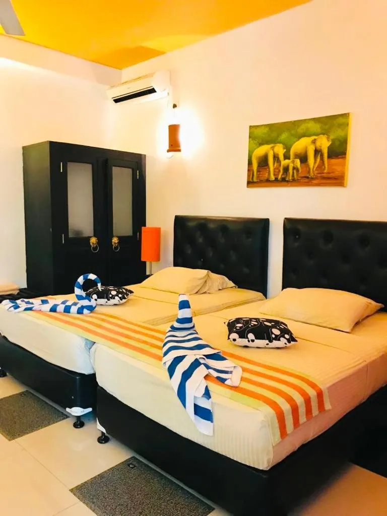 Bed in Flower Garden Eco Village