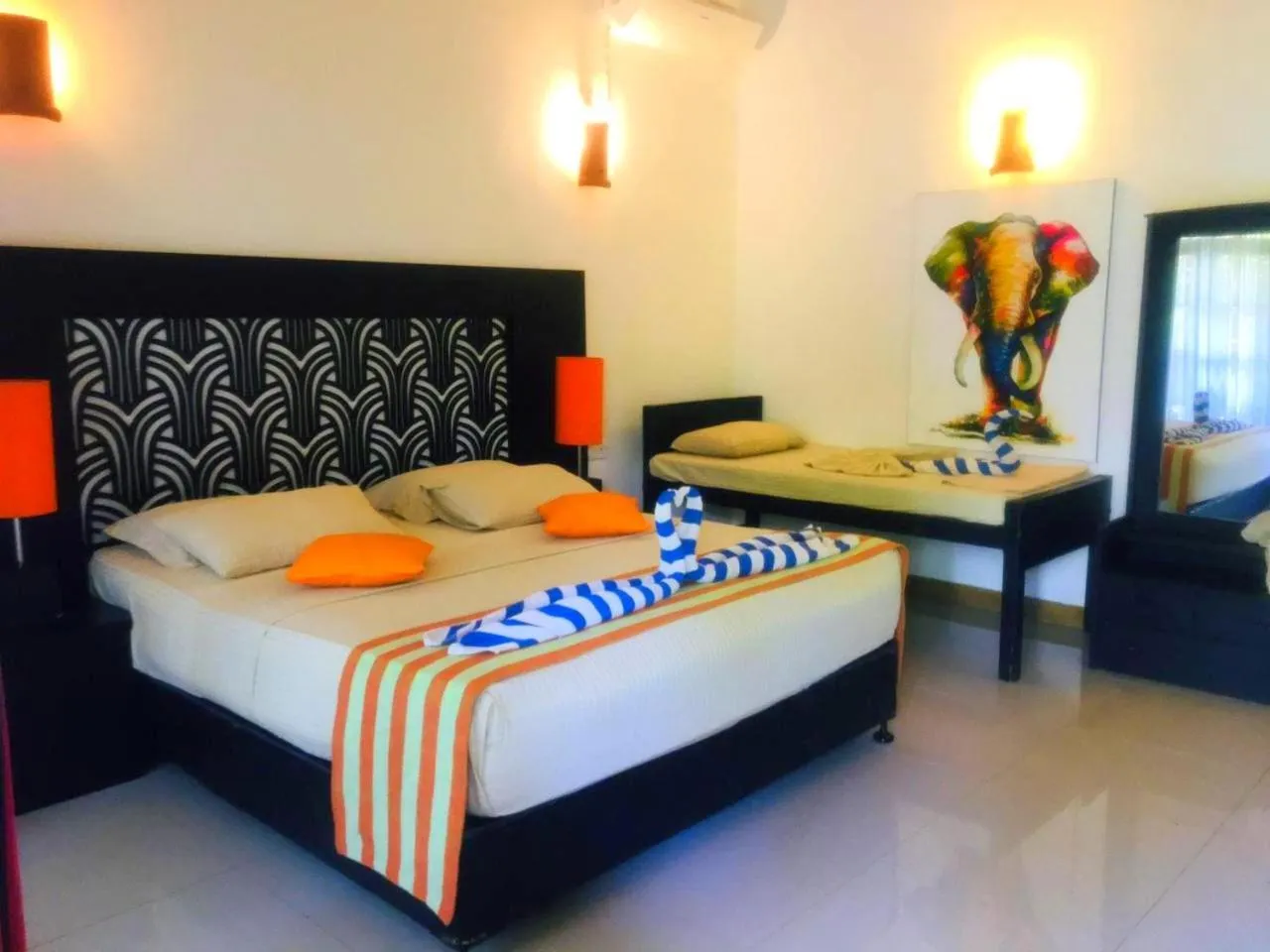 Bed in Flower Garden Eco Village