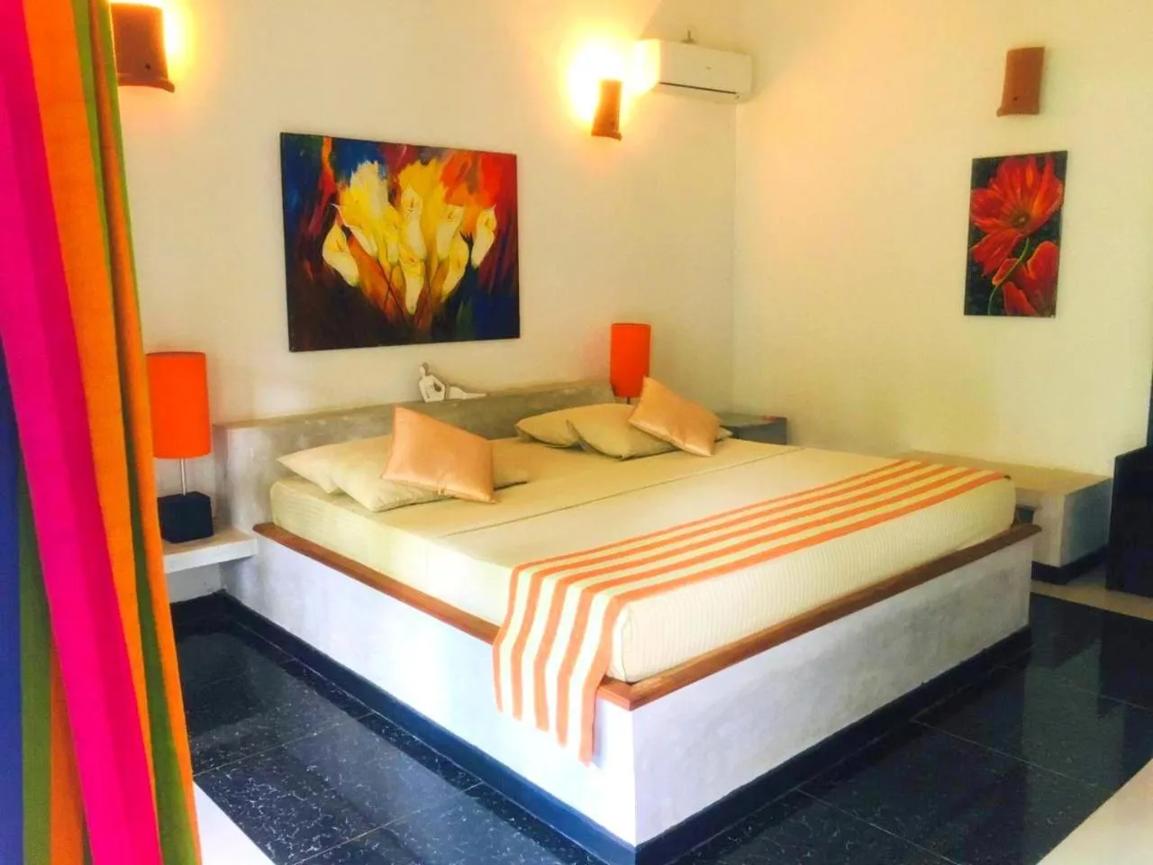 Bed in Flower Garden Eco Village