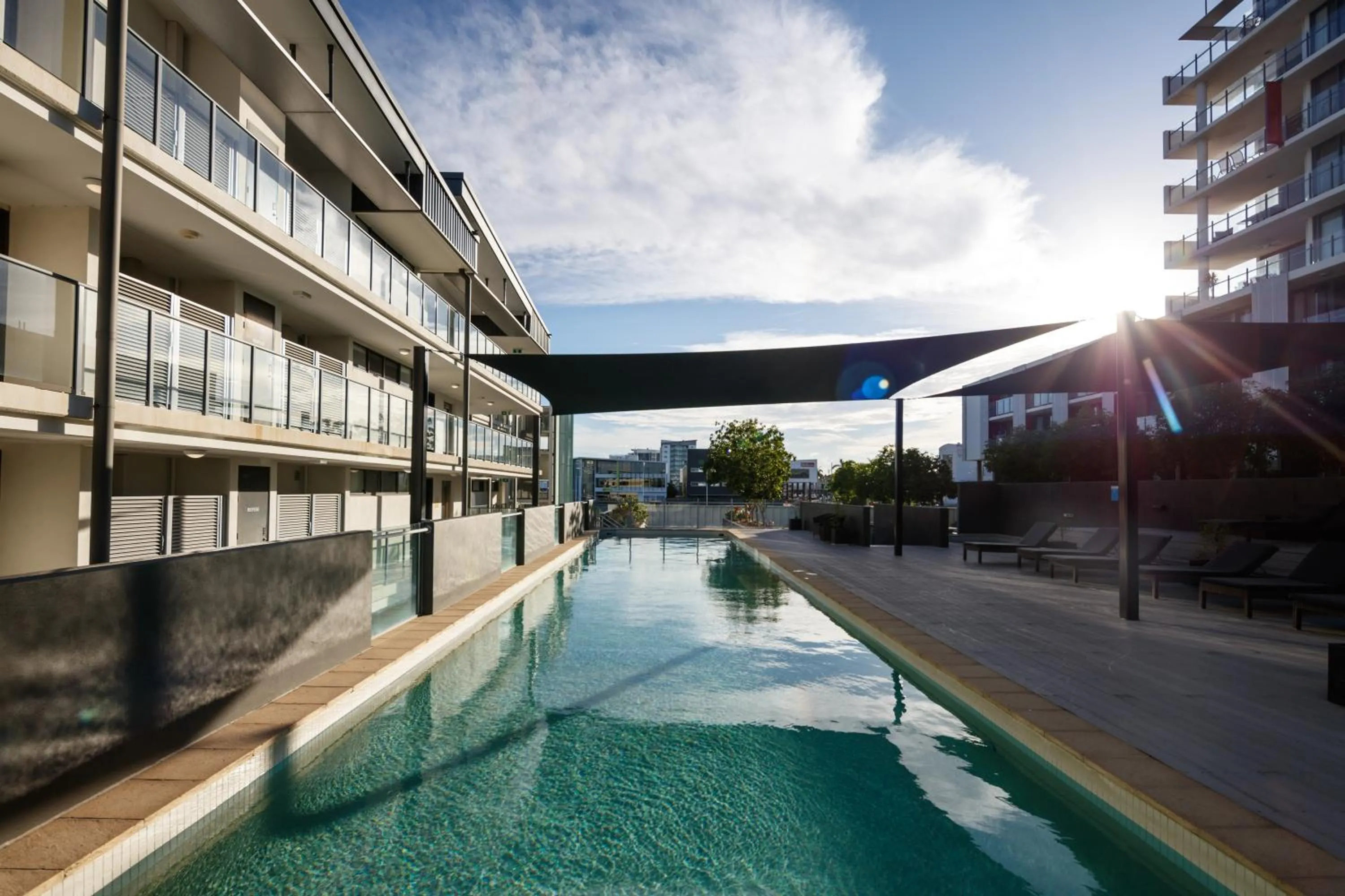 Swimming pool in Central Islington Apartments