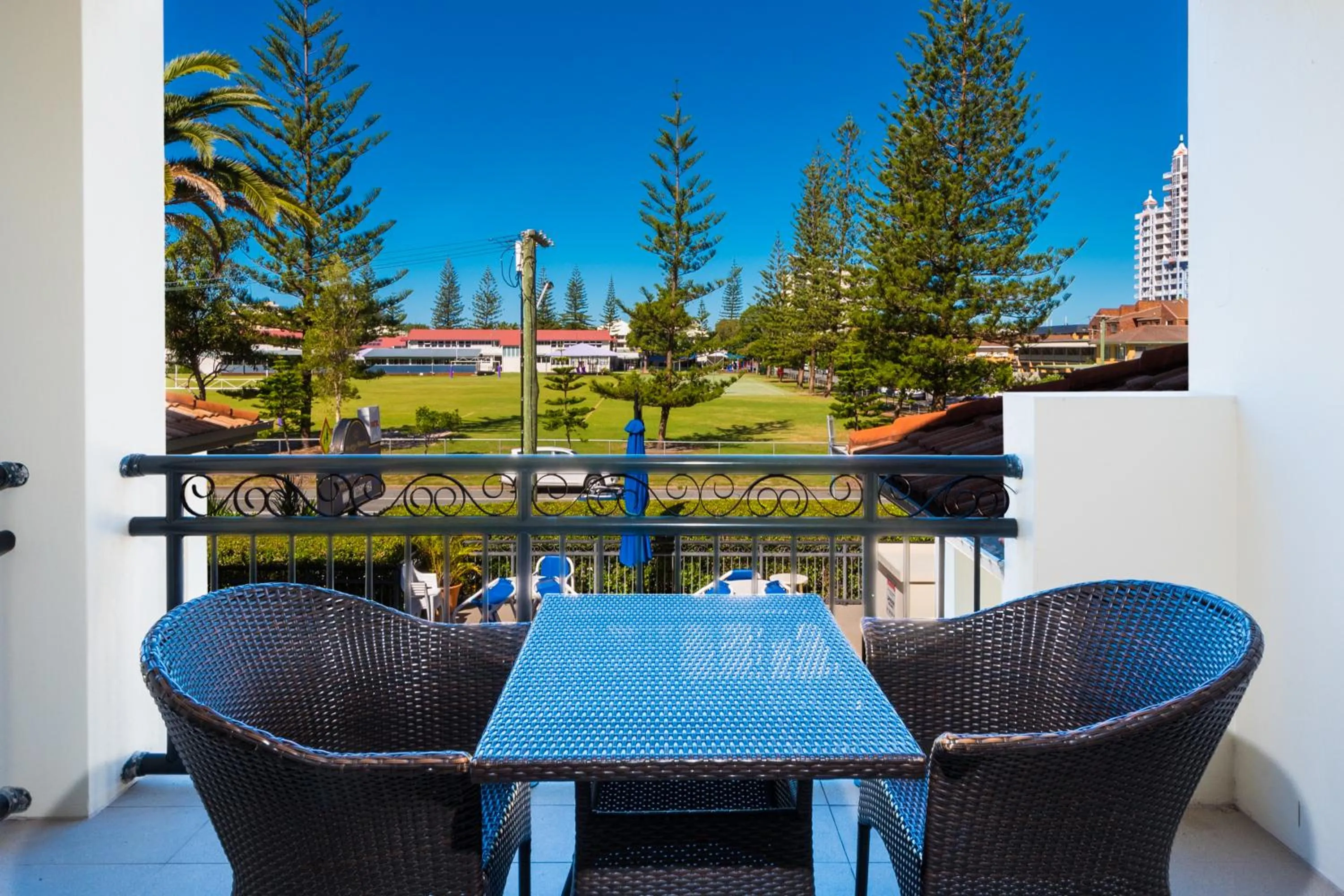 Patio in Island Beach Resort