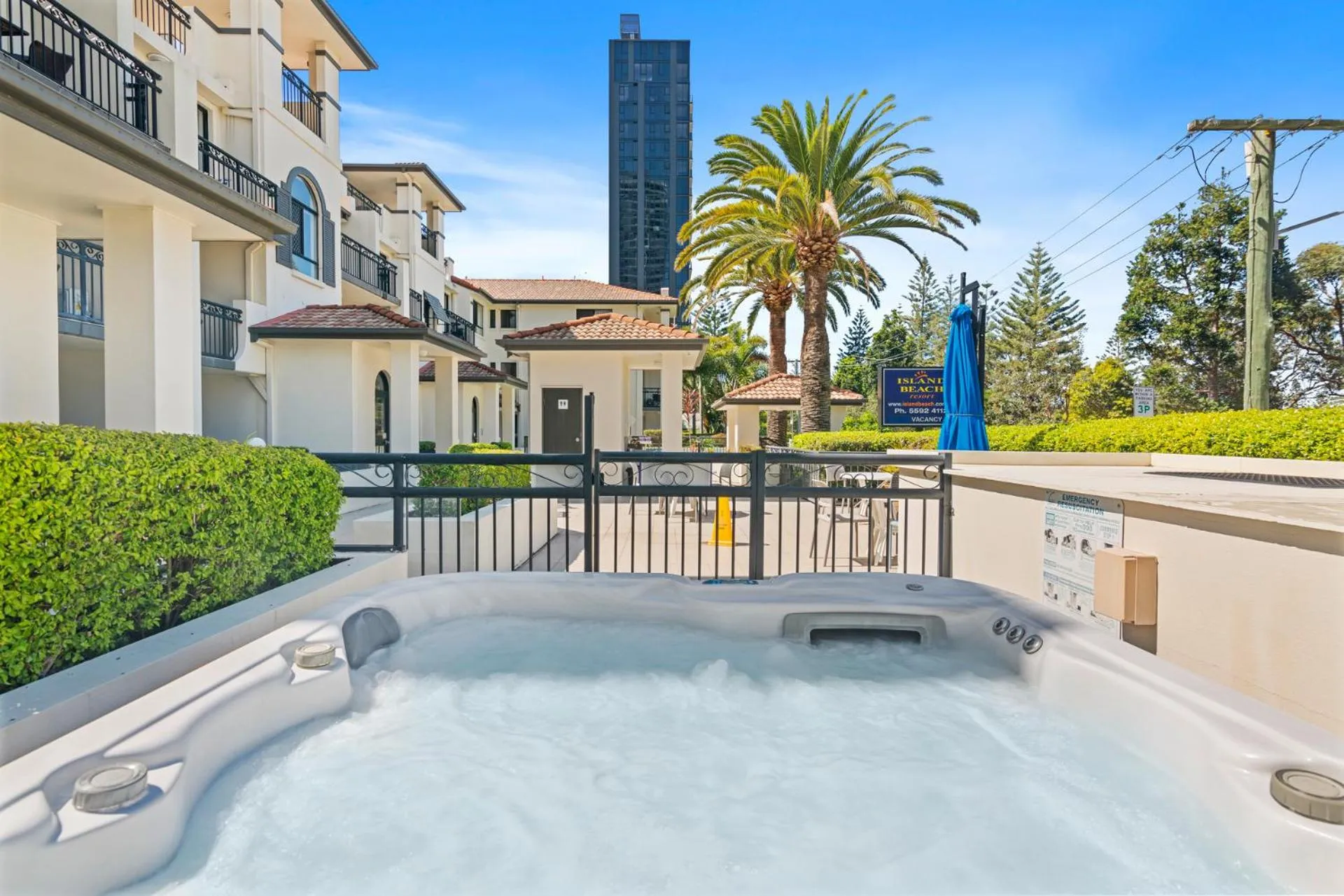 Hot Tub in Island Beach Resort