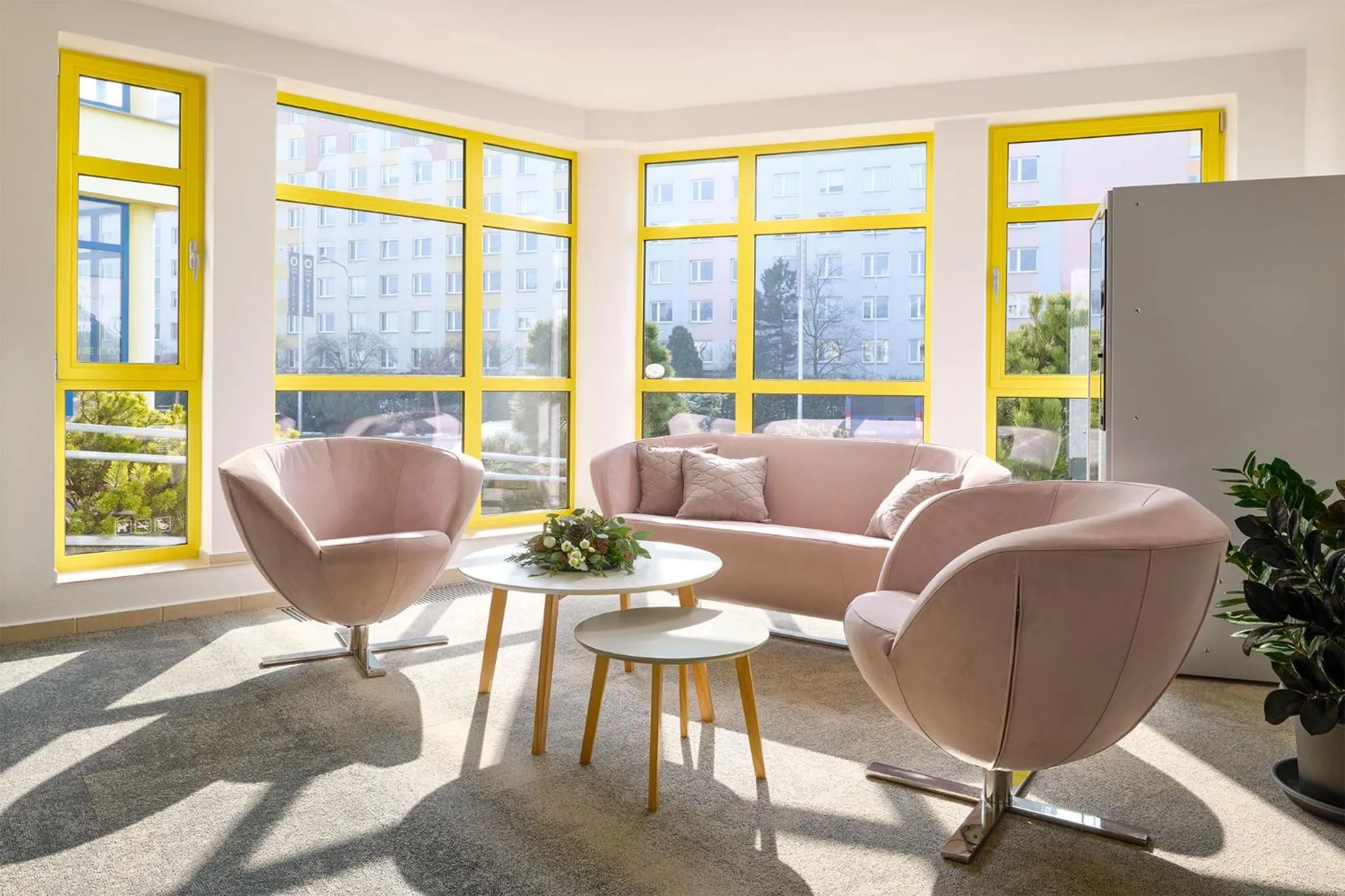 Seating area in Hotel Osvit