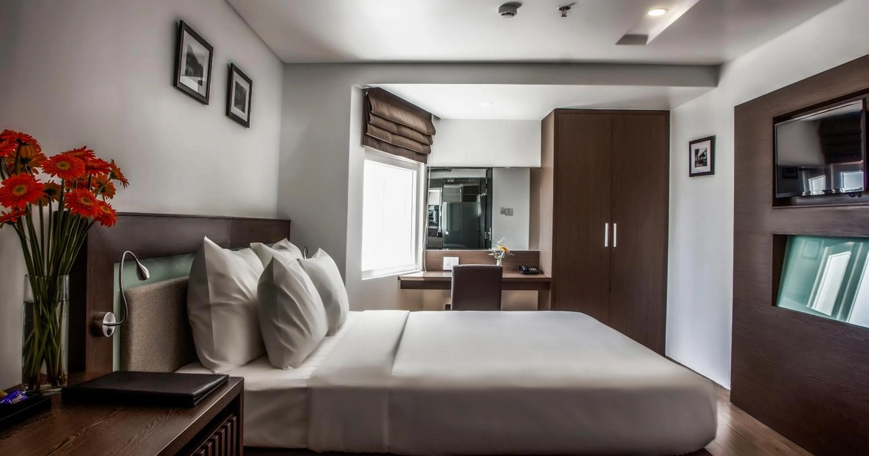 Bed in Aroma Nha Trang Boutique Hotel