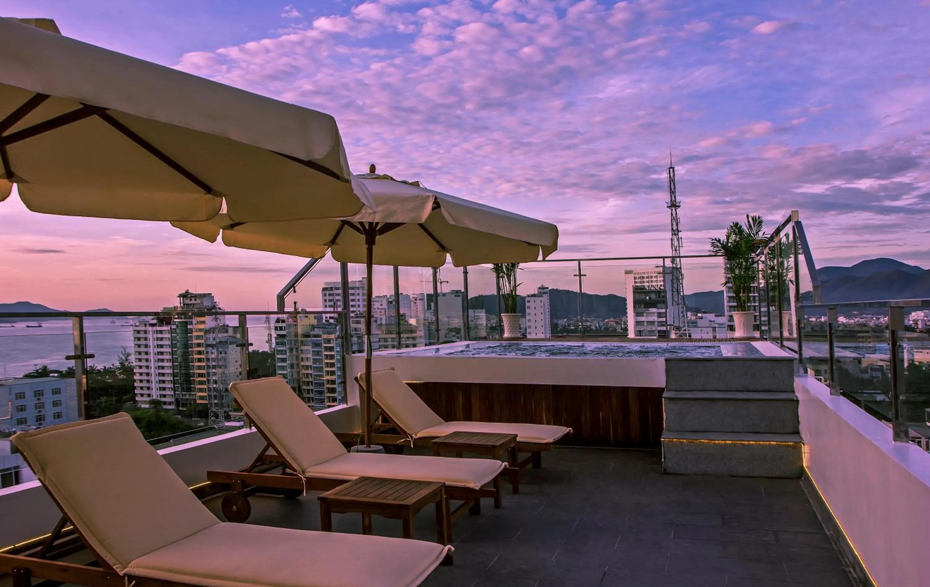 Swimming pool in Aroma Nha Trang Boutique Hotel