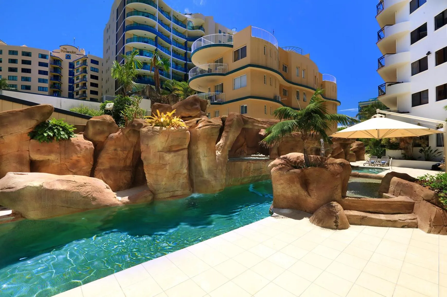 Hot Tub in Caribbean Resort