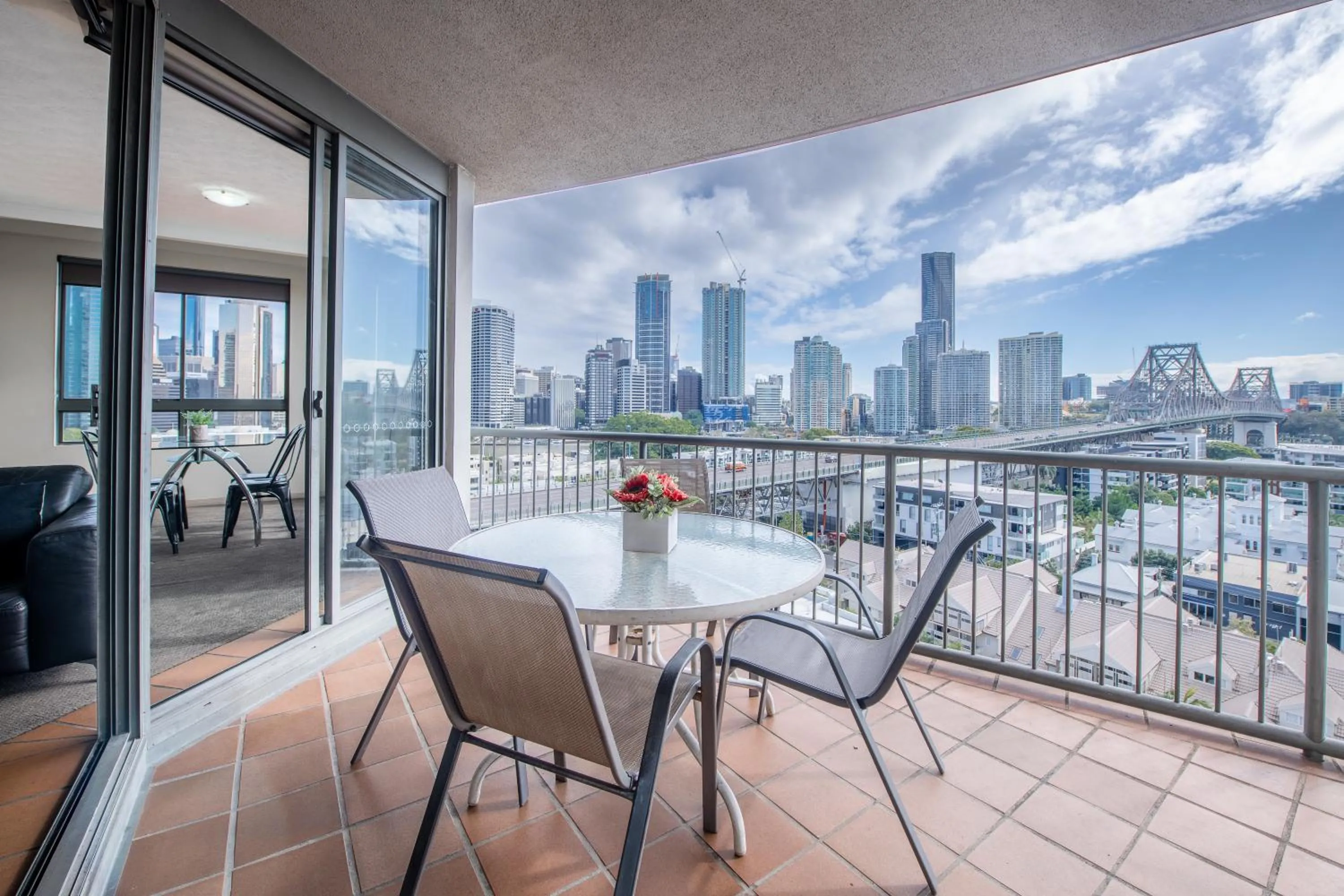 Patio in Bridgewater Apartments