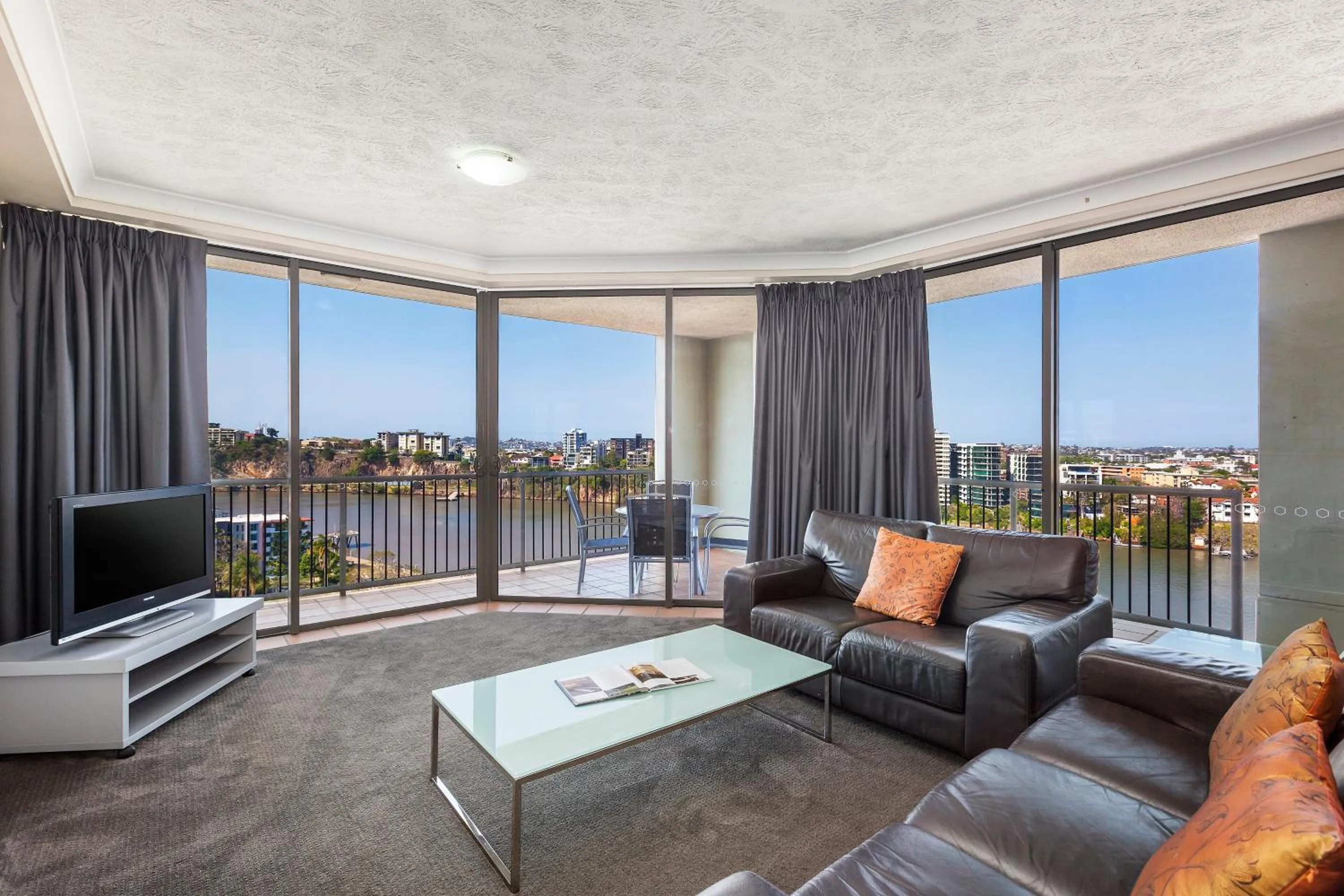 Communal lounge/ TV room in Bridgewater Apartments