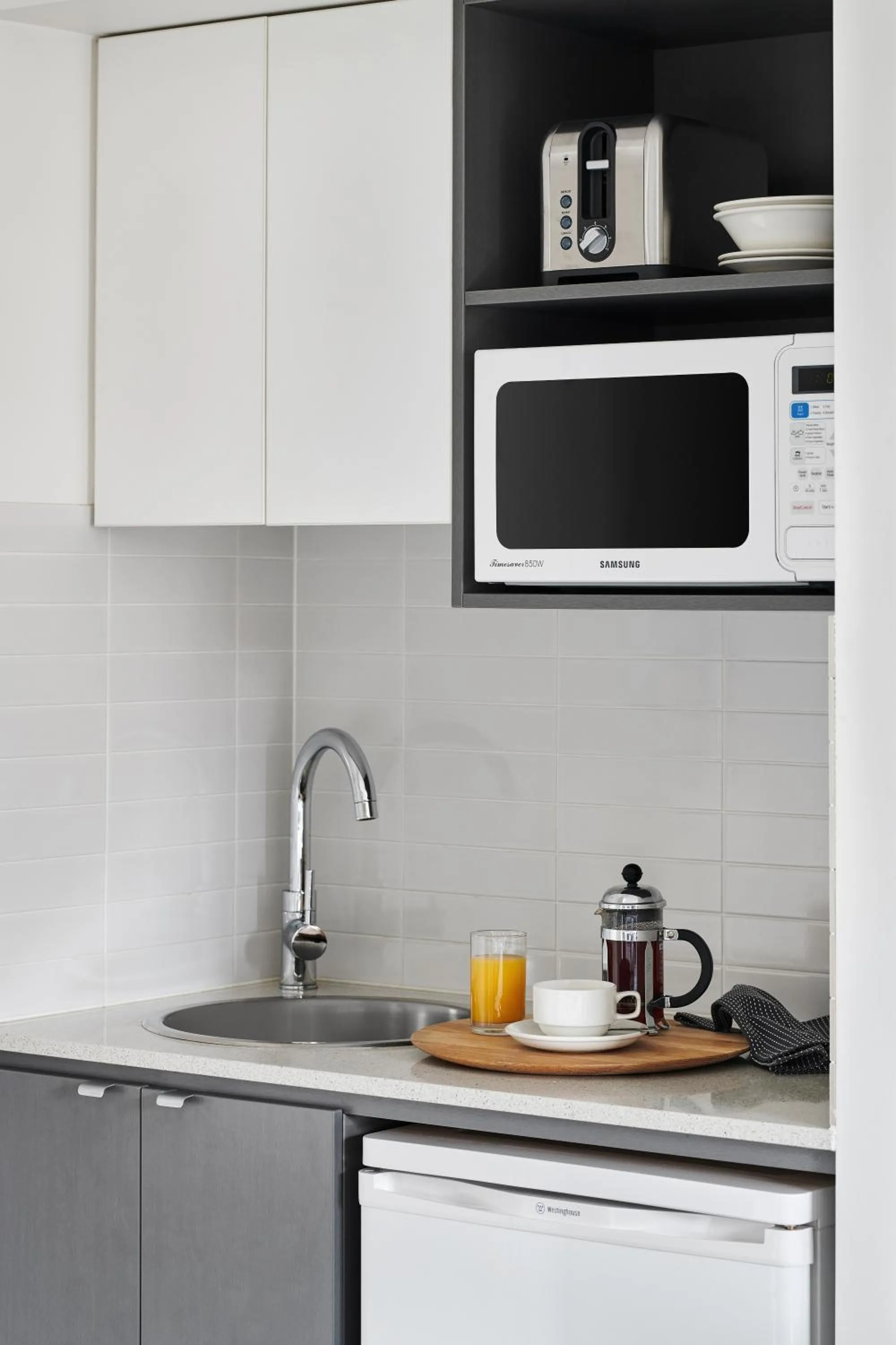 Kitchen or kitchenette in Punthill Oakleigh