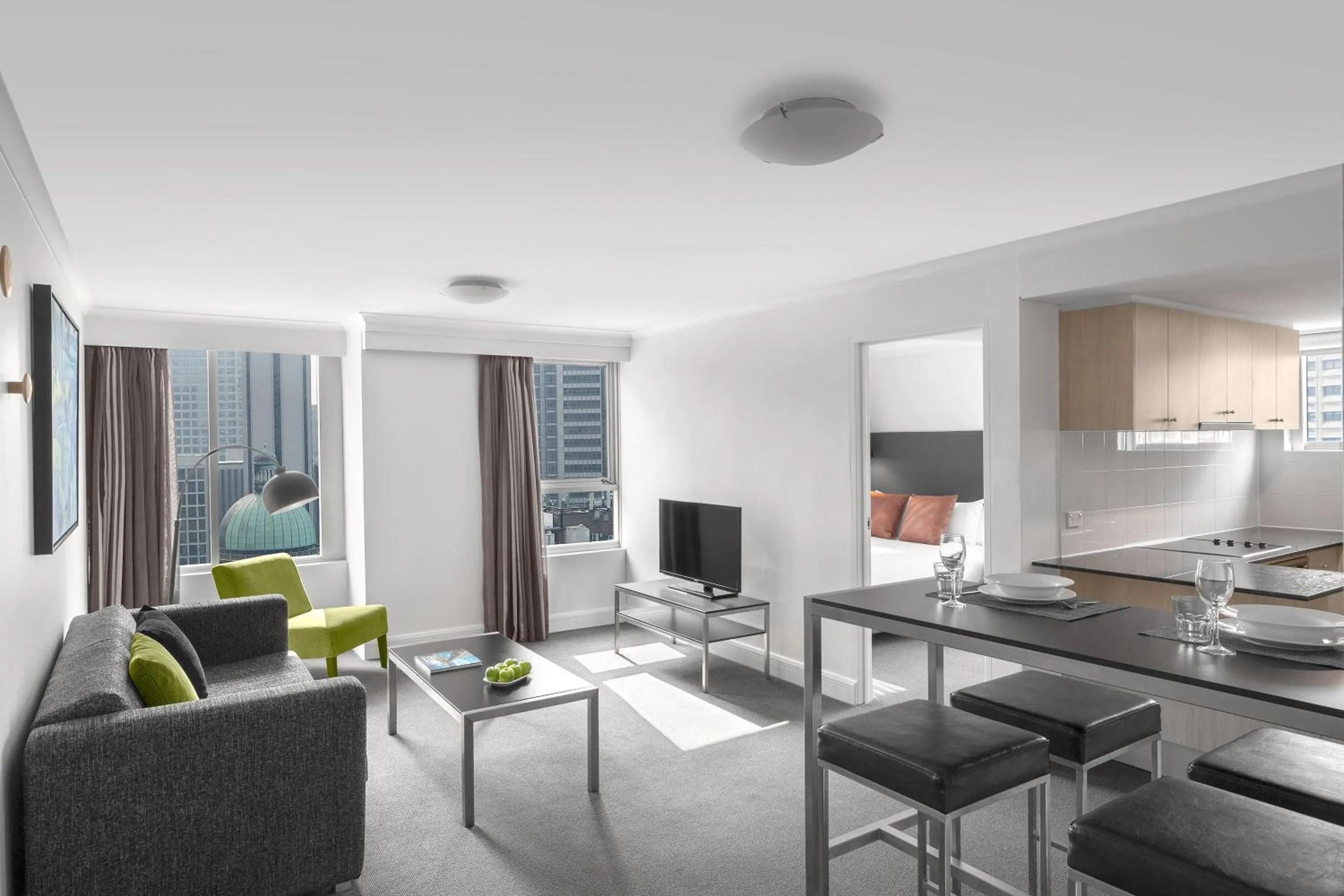 Living room in Mantra on Kent