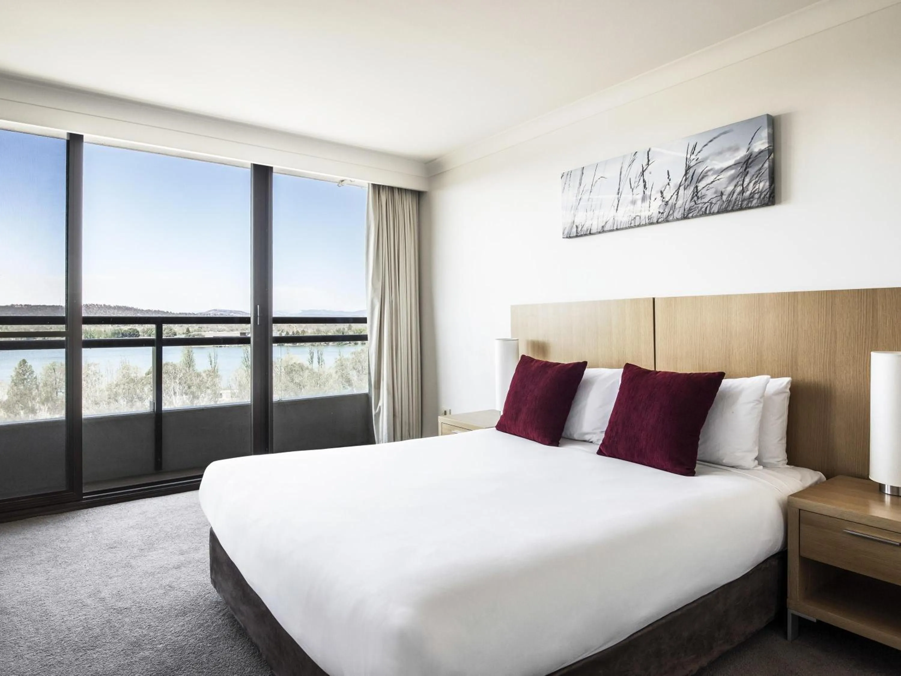 Bedroom, Bed in BreakFree Capital Tower Apartments