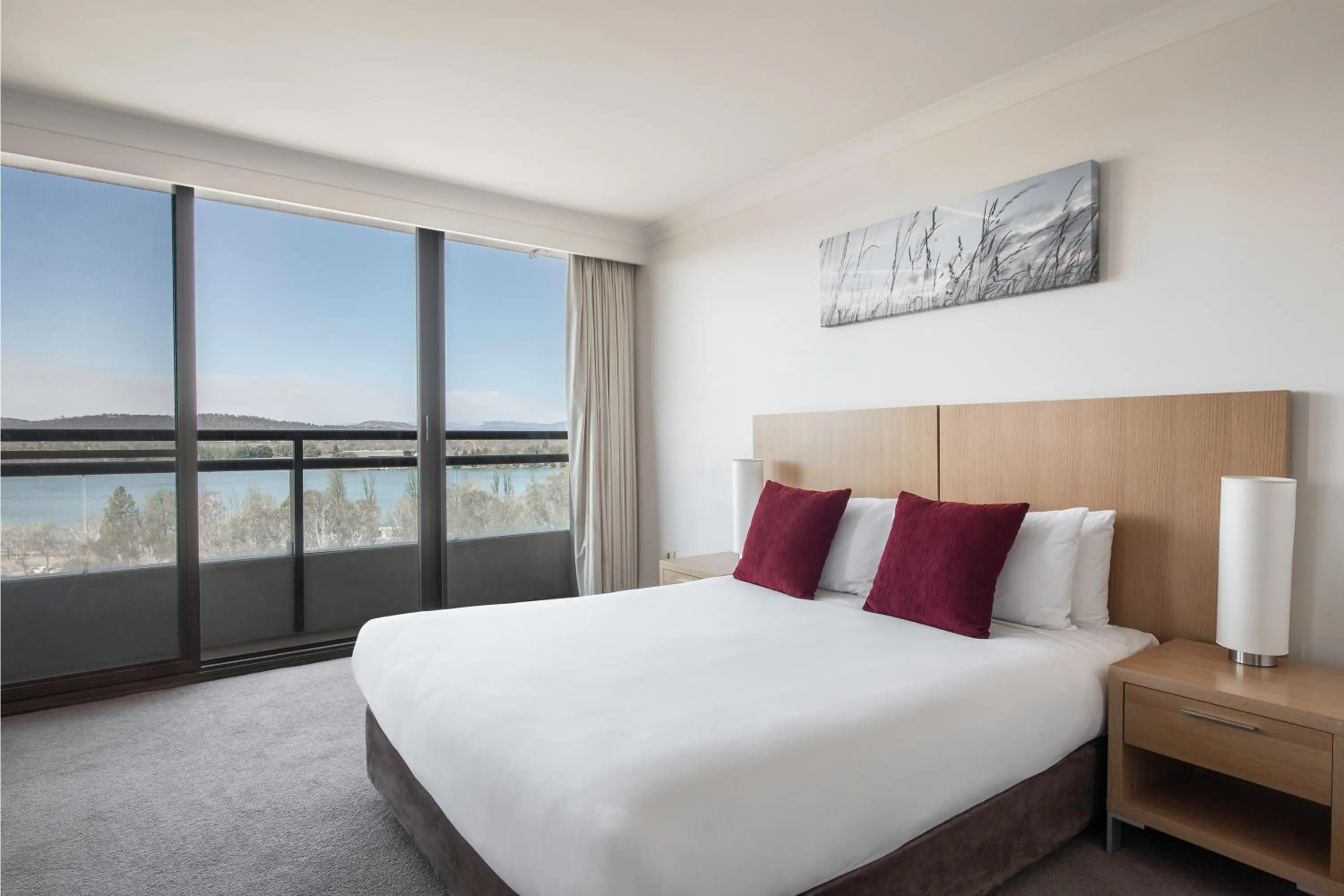 Bedroom, Bed in BreakFree Capital Tower Apartments