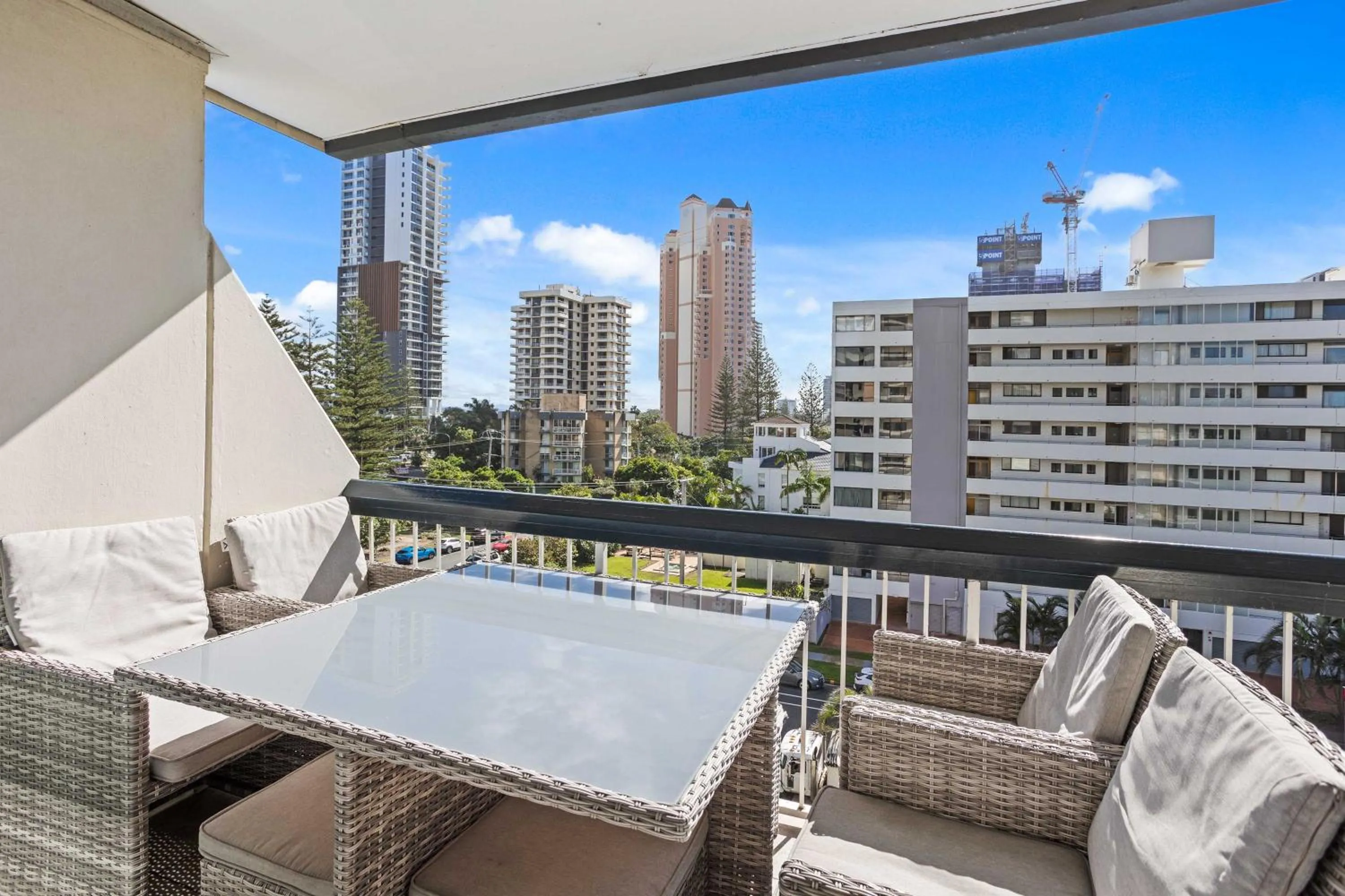 Balcony/Terrace in Hi Ho Beach Apartments on Broadbeach