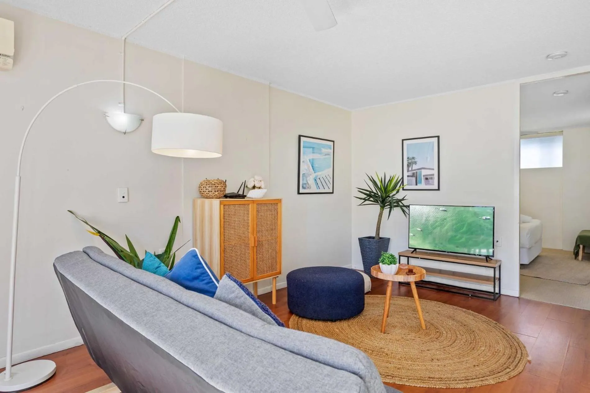 Living room in Hi Ho Beach Apartments on Broadbeach