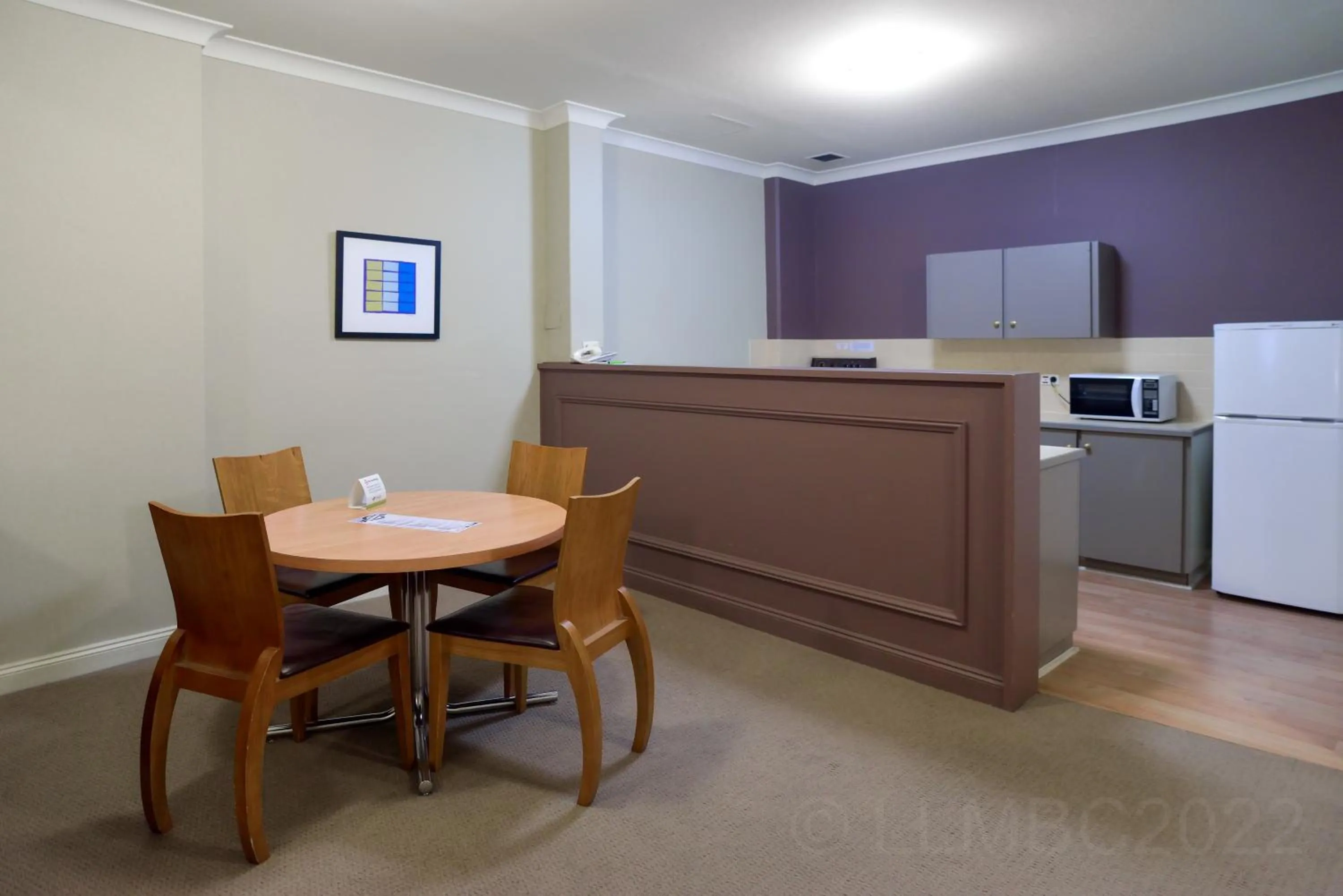 Dining area in Adelaide Mansions Apartments