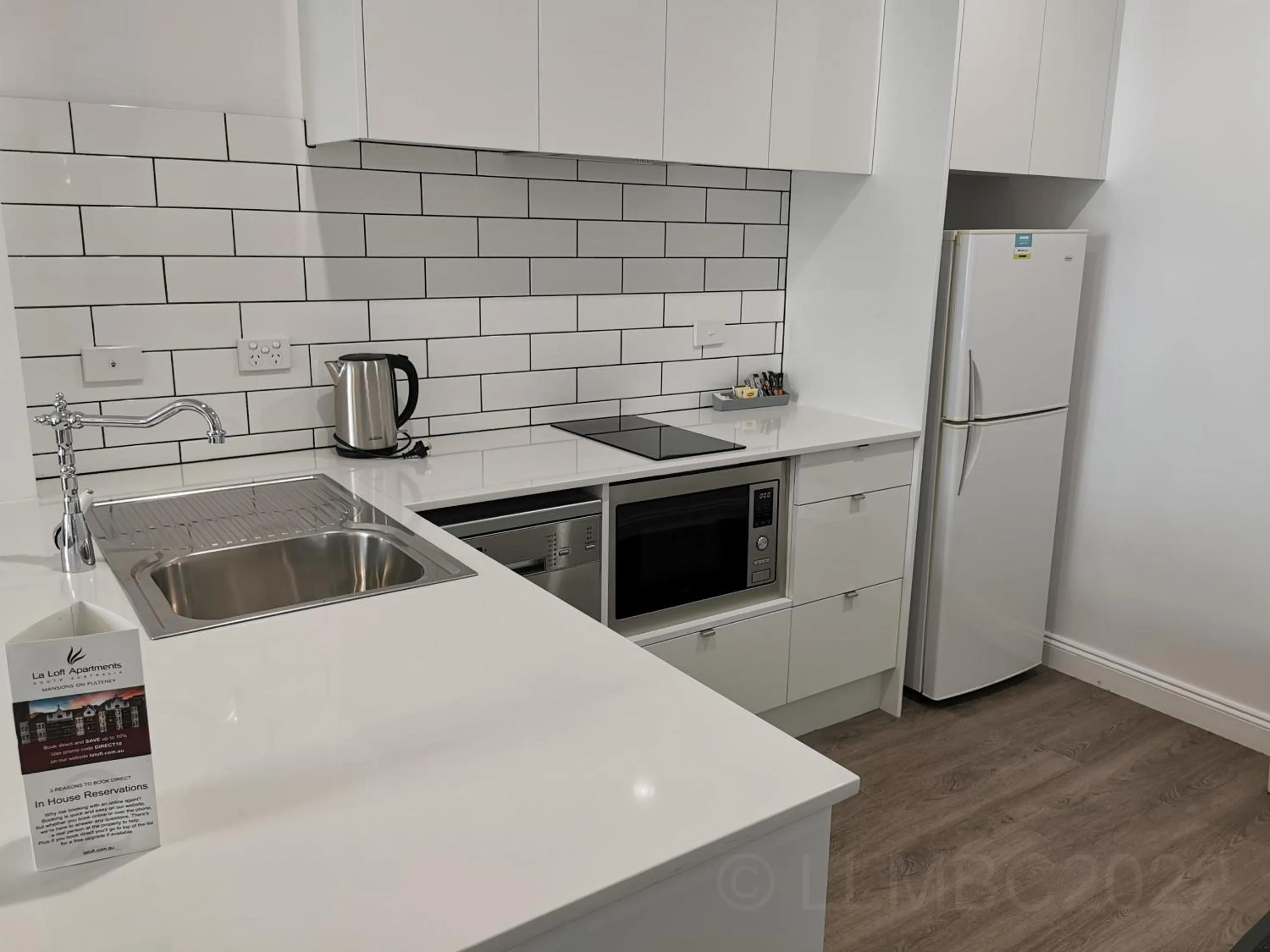 kitchen in Adelaide Mansions Apartments