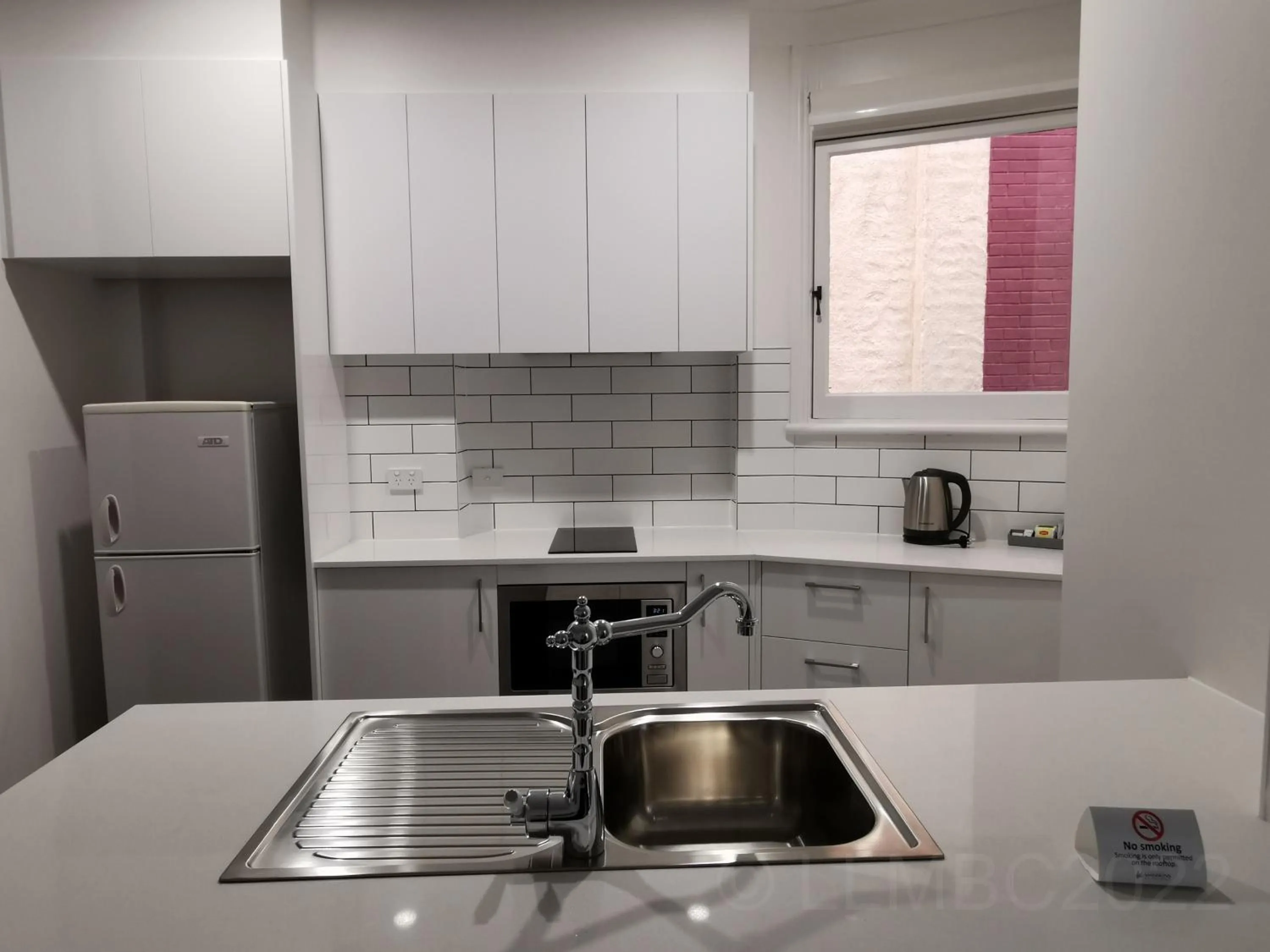 kitchen in Adelaide Mansions Apartments