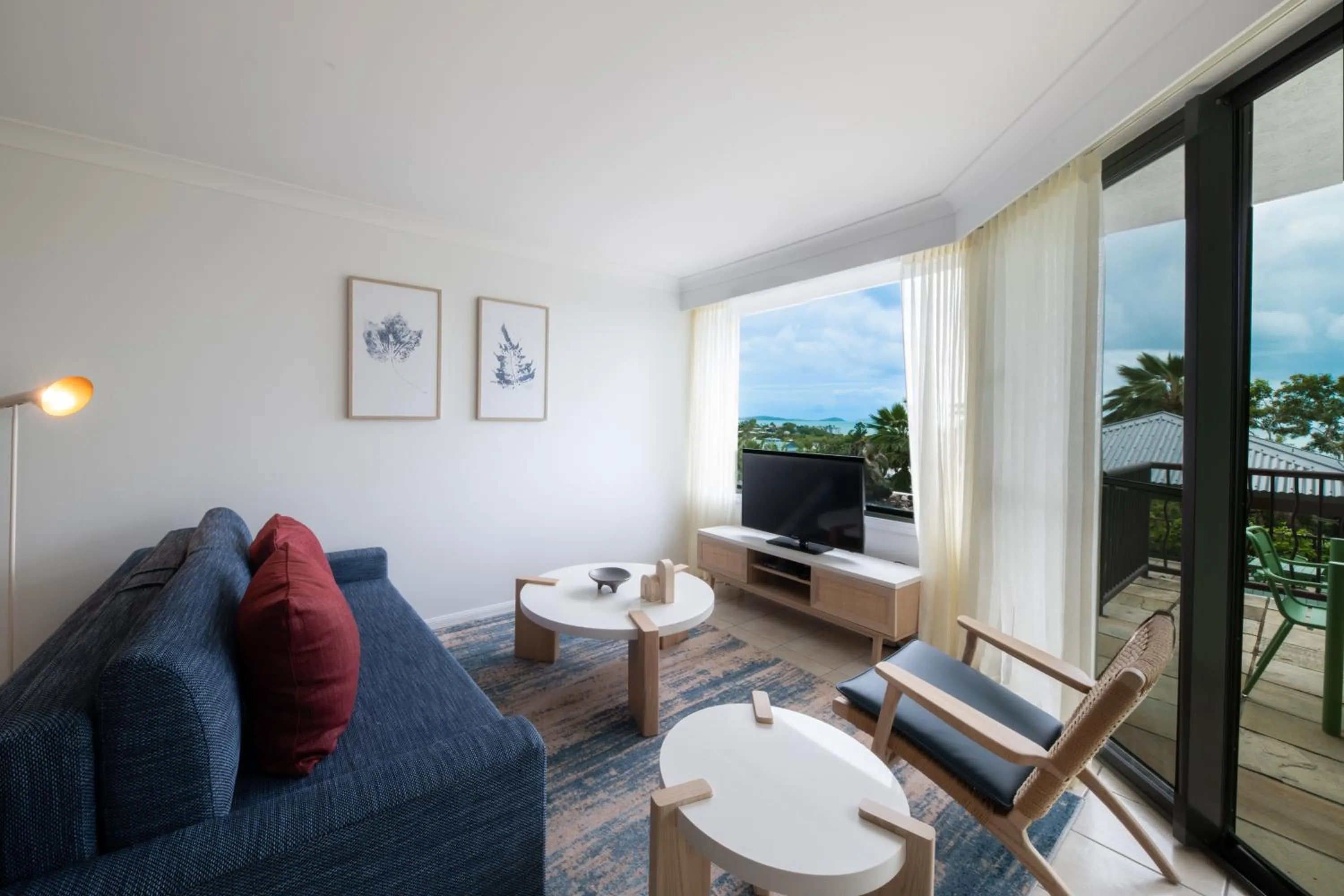 Living room in at Water's Edge Resort