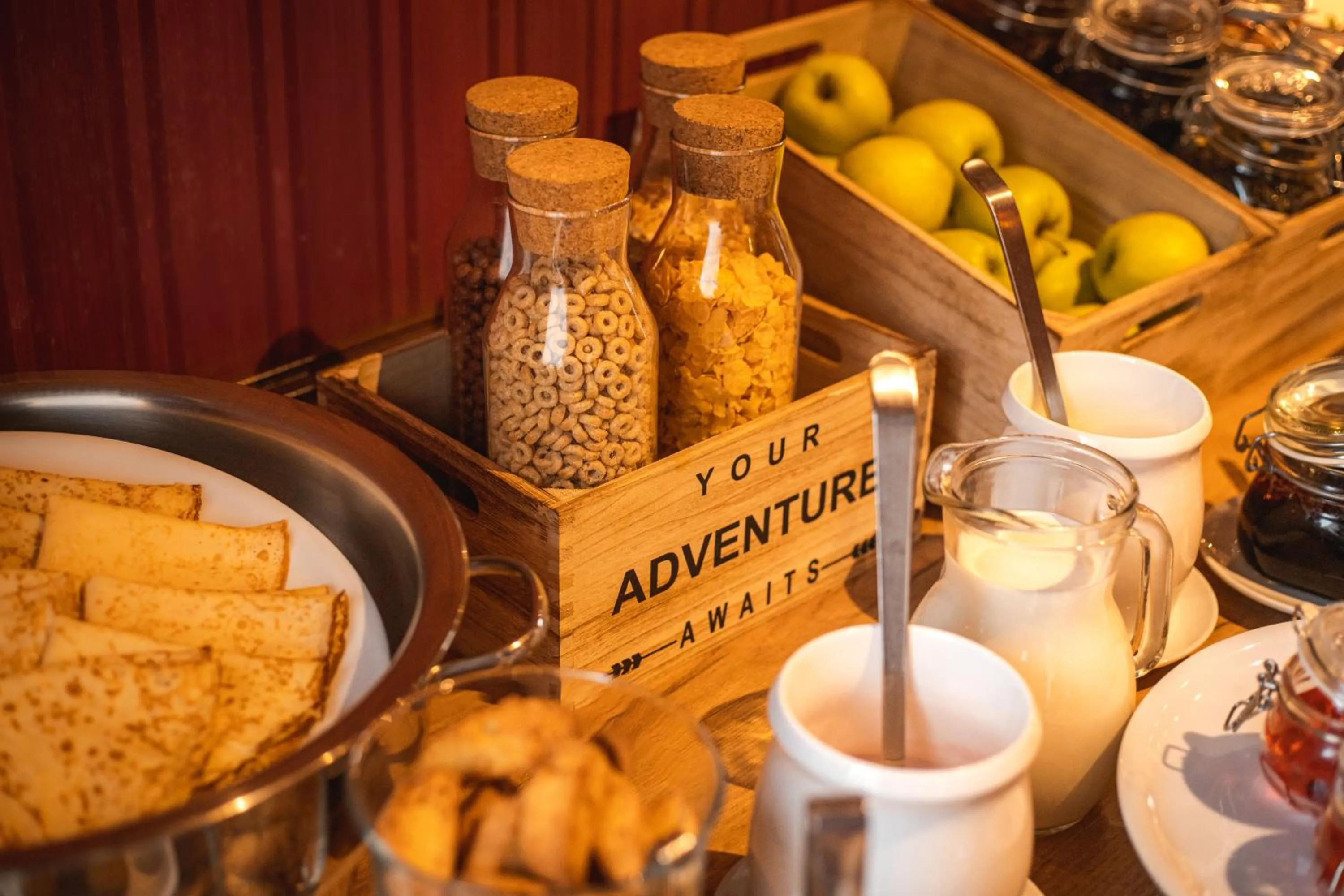 Buffet breakfast in Premium Hotel Bacero Wrocław