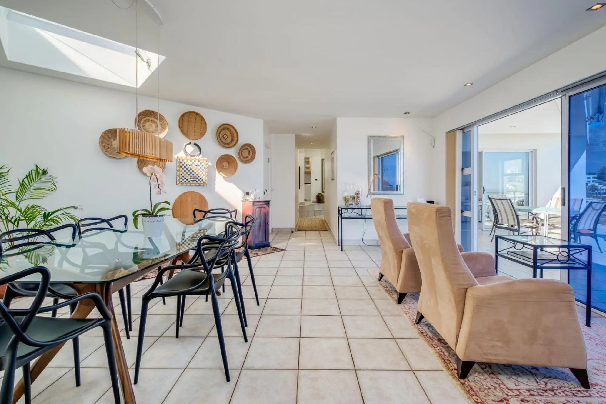 Seating area in Camps Bay Terrace Penthouse
