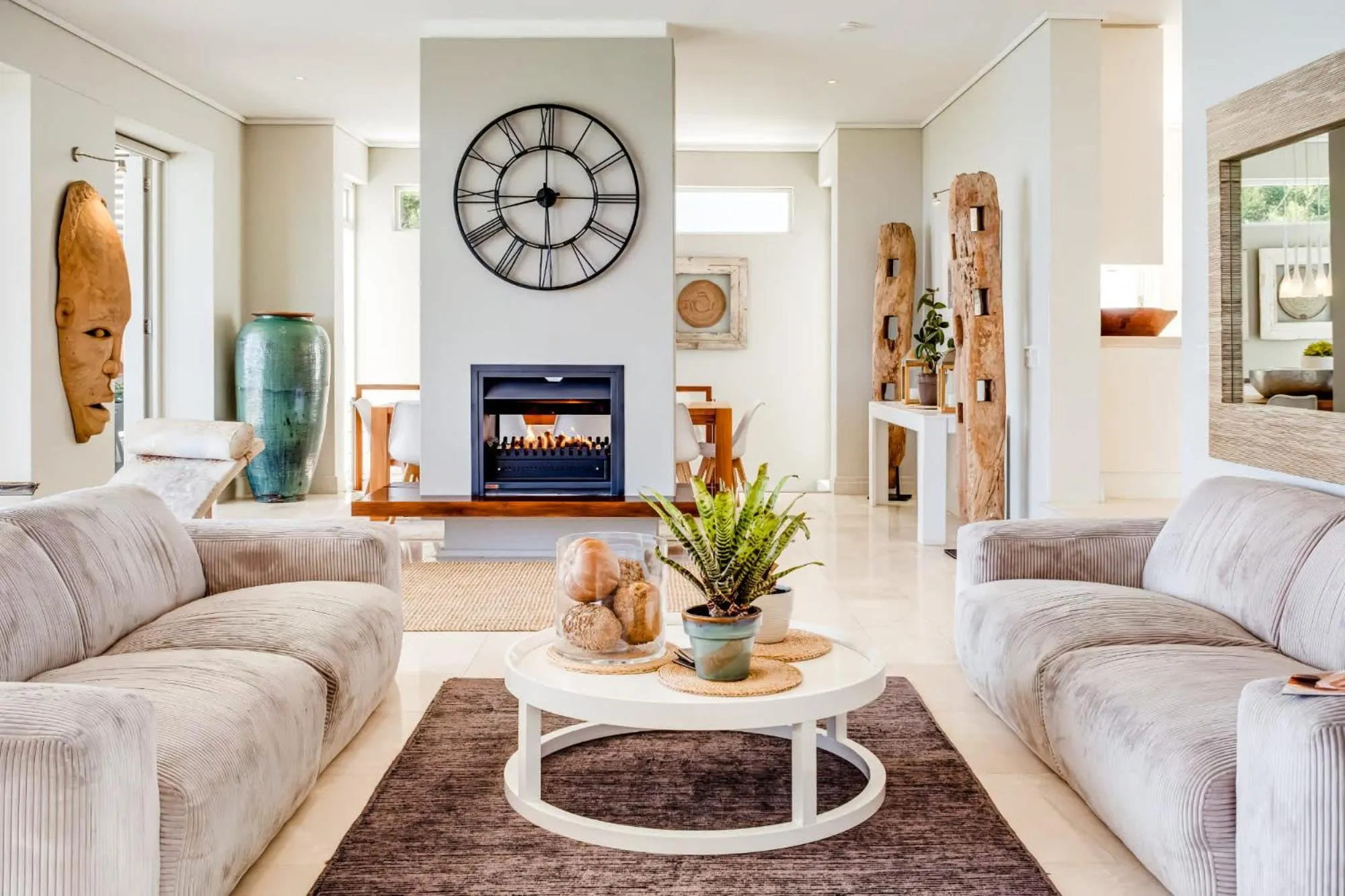 Living room in Villa Olivier