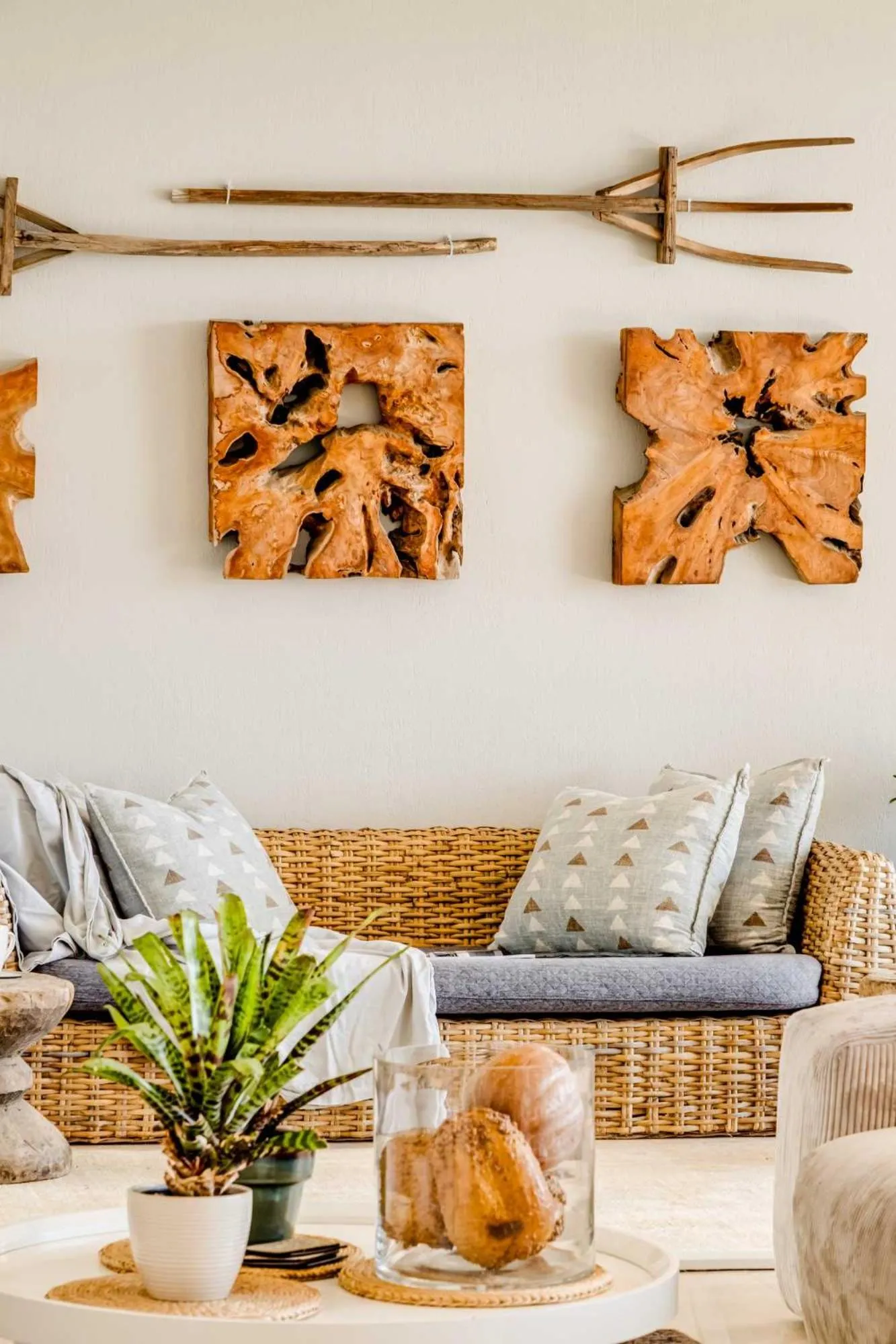 Living room in Villa Olivier